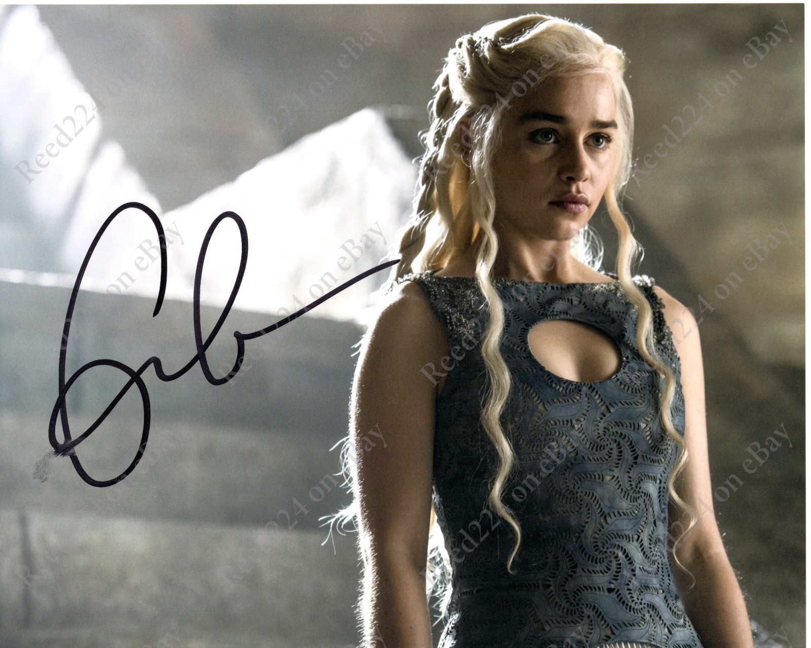 Emilia Clarke Signed 8x10 Photo UACC COA + Date, Location, & Event Details