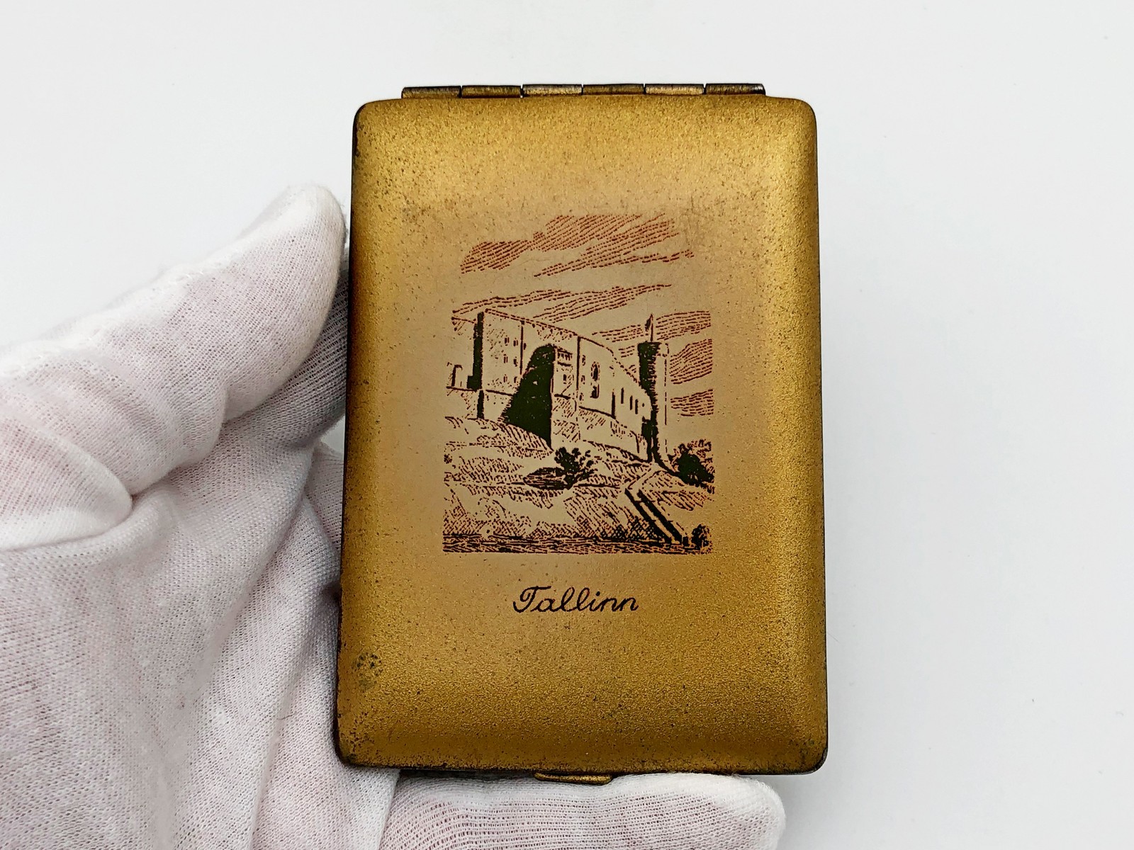 Cigarette Case Tallinn Vintage Smoking Box Collectible Tobacciana Estonian SSR