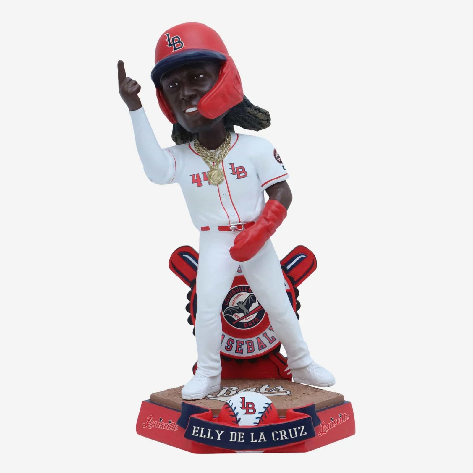 Elly De La Cruz Louisville Bats Minor League Bobblehead Baseball Cincinnati Reds