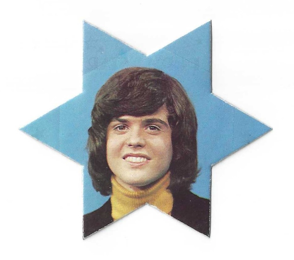 1975 Mister Softee Pop Stars Card - Mirabelle Magazine - Donny Osmond