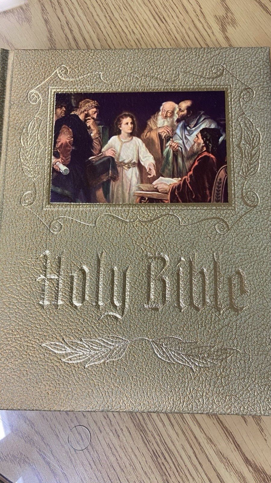 1988 Vintage Holy Bible King James Version KJV Red Letter Heirloom Family Bible