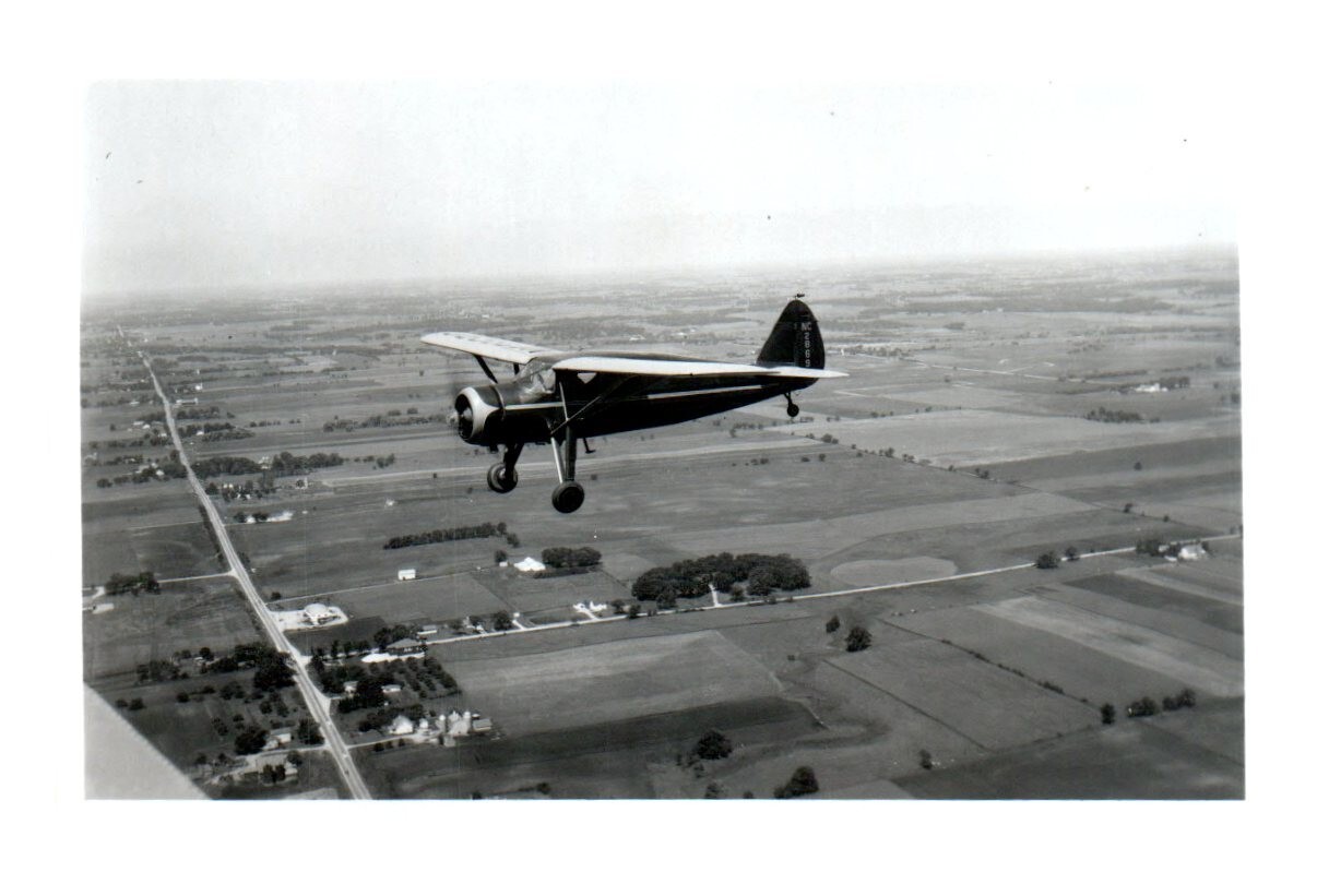 Fairchild 24 Warner Airplane Miles Blaine Photograph 5x3.5\