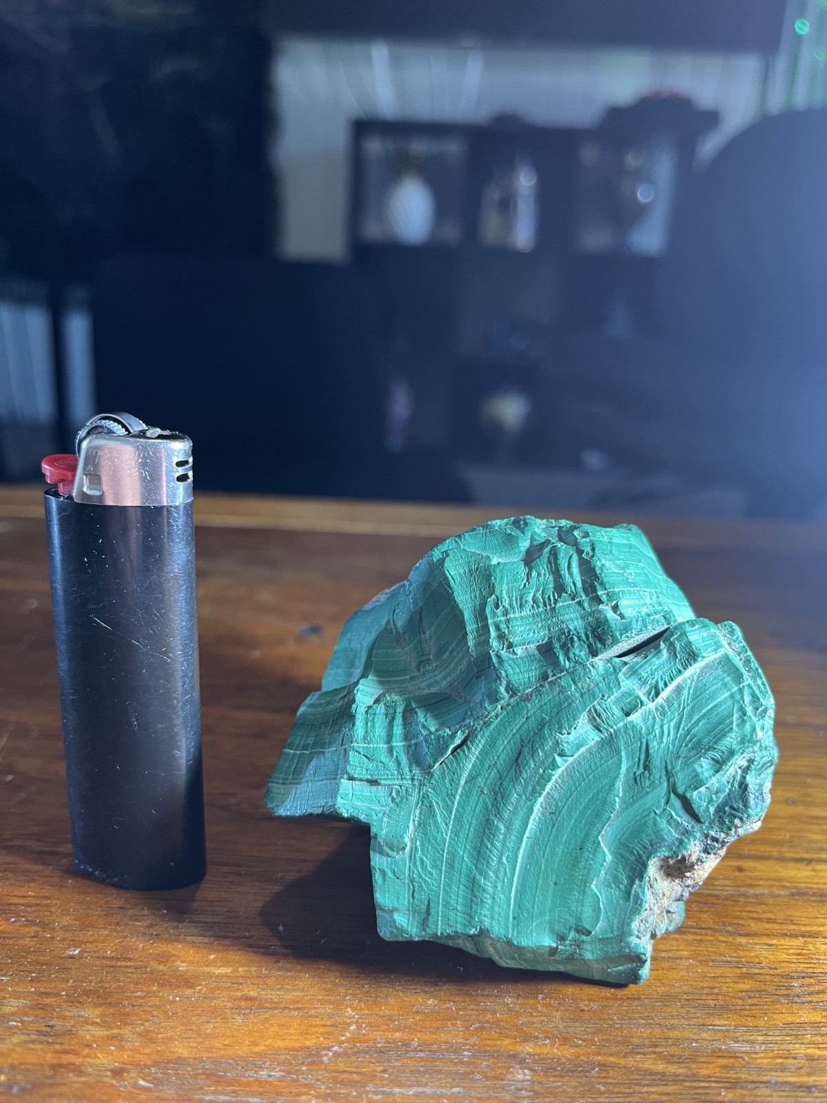 Malachite Raw Unique Specimen Natural Beautiful Formation 0.5 lb. Malachite Raw Unique Specimen Natural Beautiful Formation 0.5 lb.