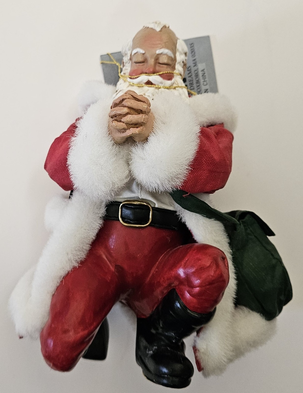 Vintage Possible Dreams Santa Claus Praying Giving Thanks #15045 1995 7.5\