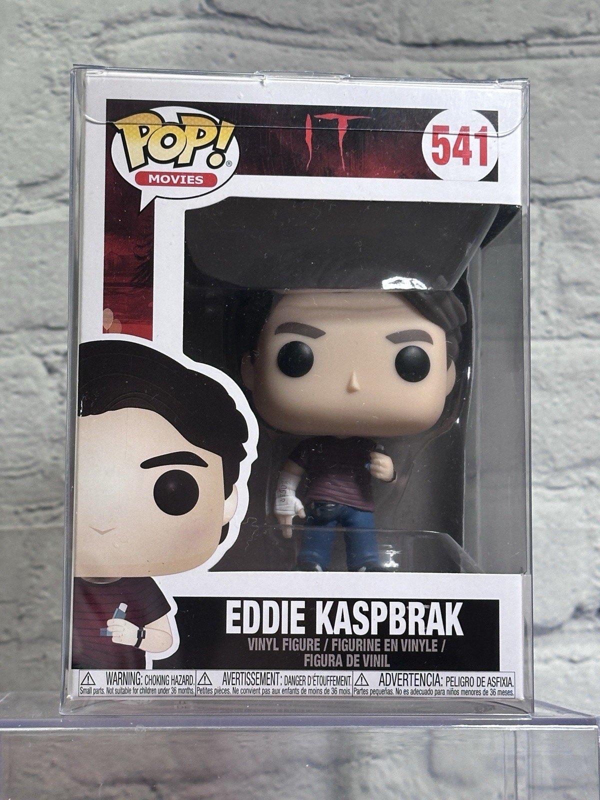 Funko Pop IT - Eddie Kaspbrak #541 (w/ Broken Arm and Inhaler) - BOX NOT MINT