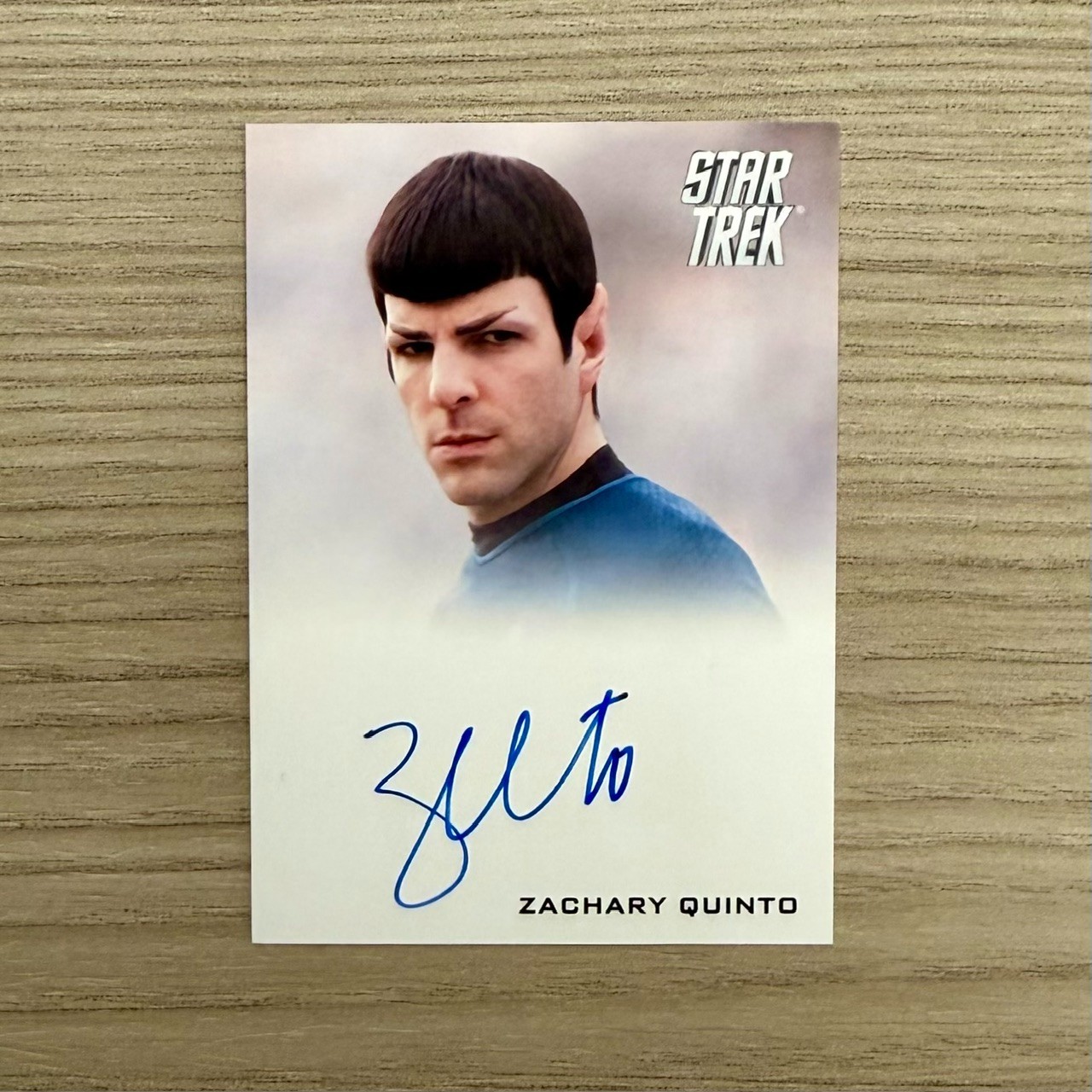 2009 Rittenhouse Star Trek Movie Trading Cards ZACHARY QUINTO as Spock Autograph