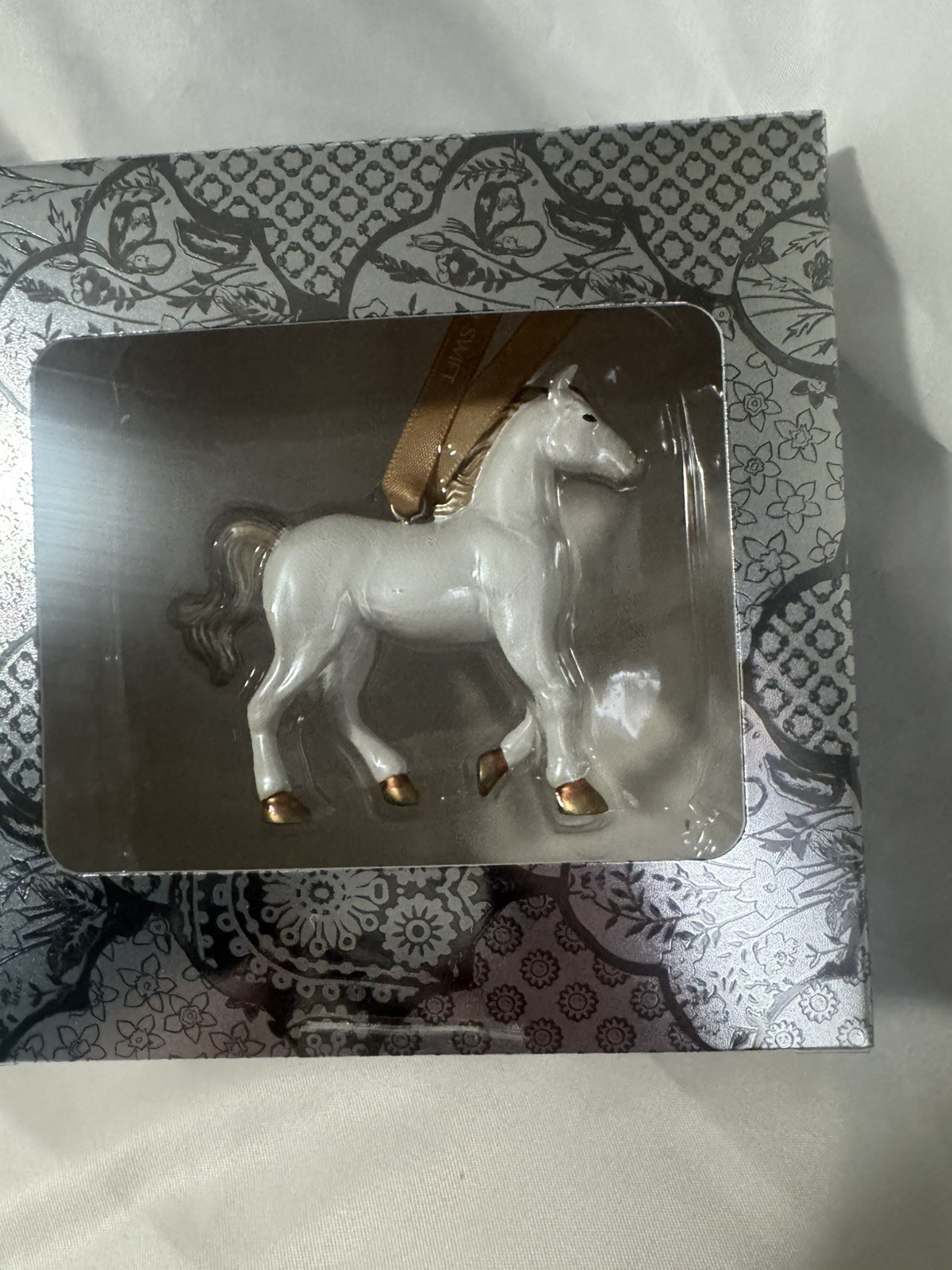 AUTHENTIC Taylor Swift Too Late For You & Your White Horse Fearless Ornament New