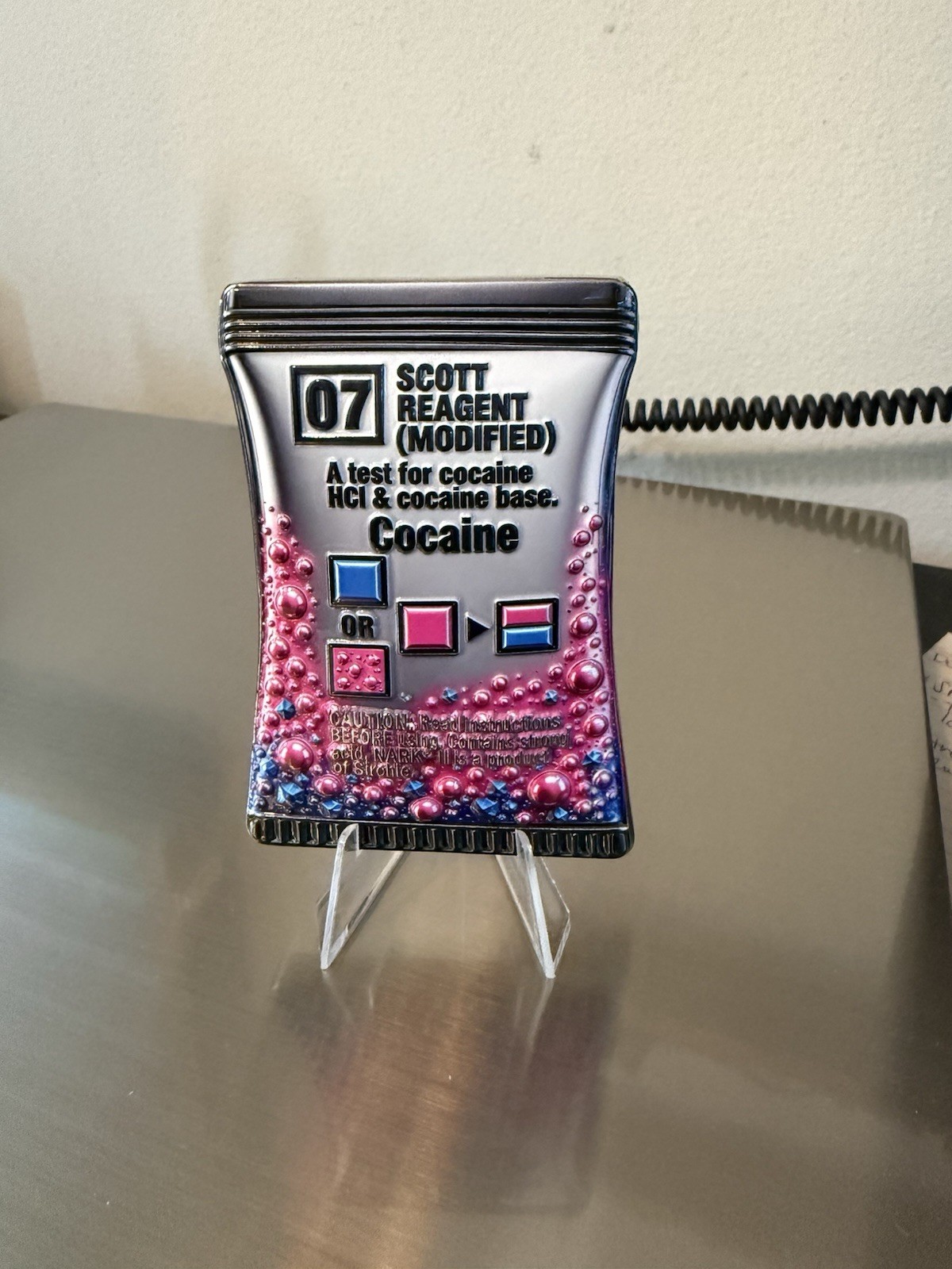 Narco boys Test Kits Cocaine Base 3-1/2” Tall 1/2lb Full 3D