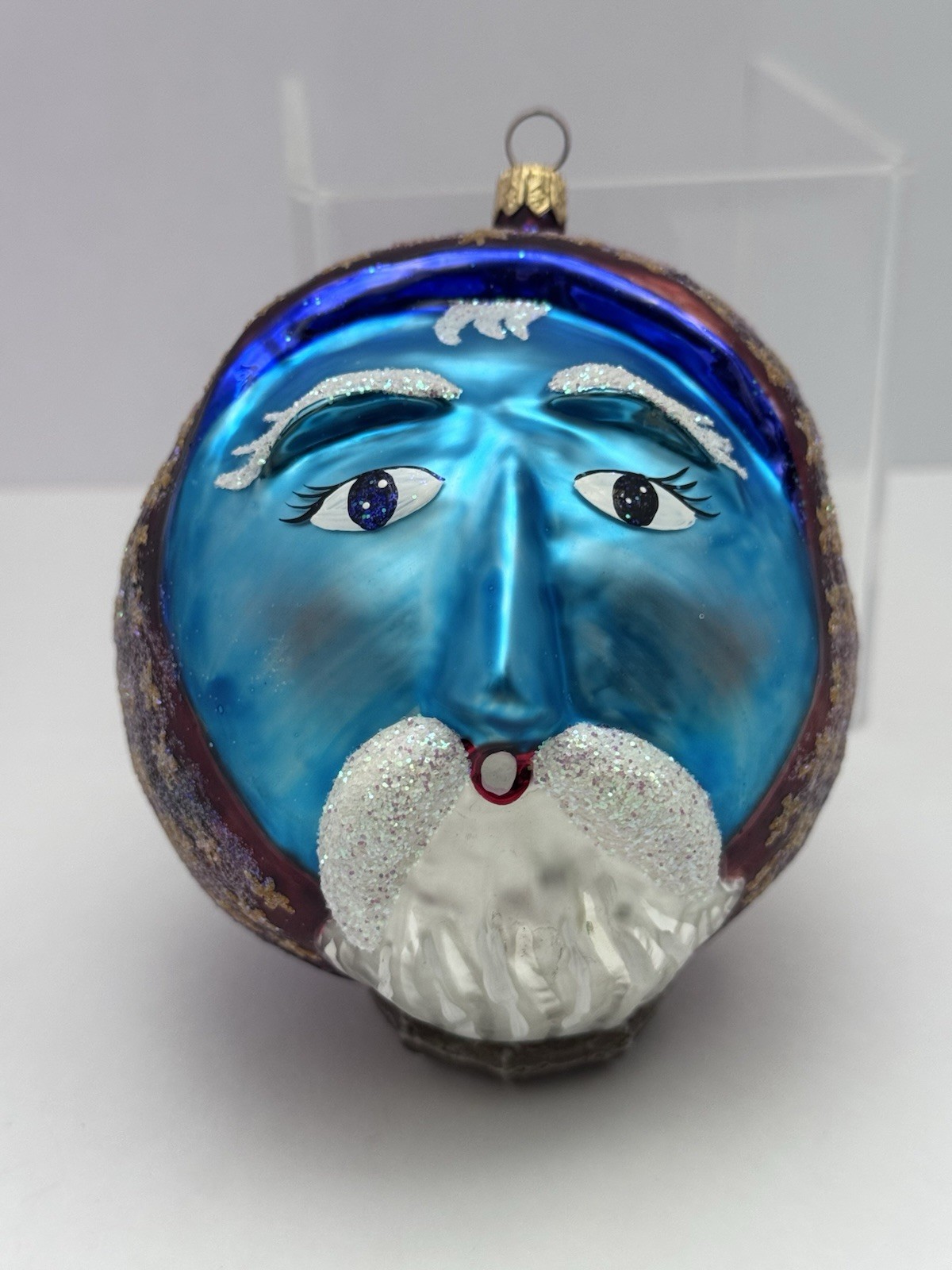 Radko 1997 Northern Knight Blue Face Ornament Christmas 