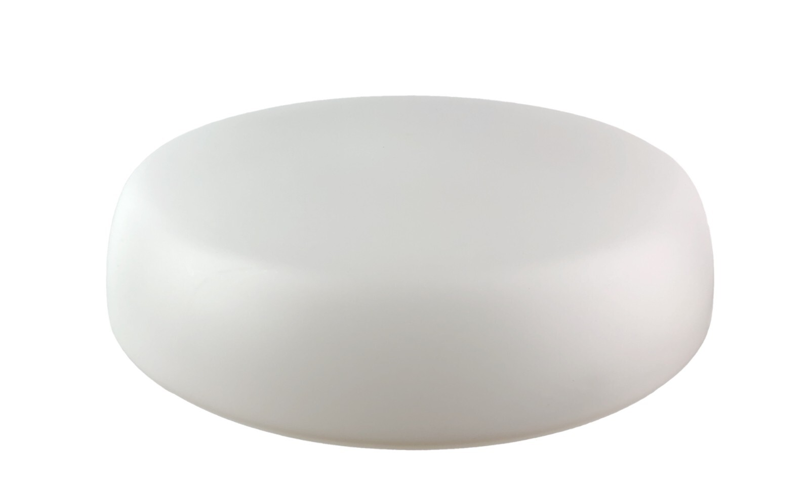 Lozenge Shape Frosted Glass Flush Mount Ceiling Light Shade 16 x 4.5\