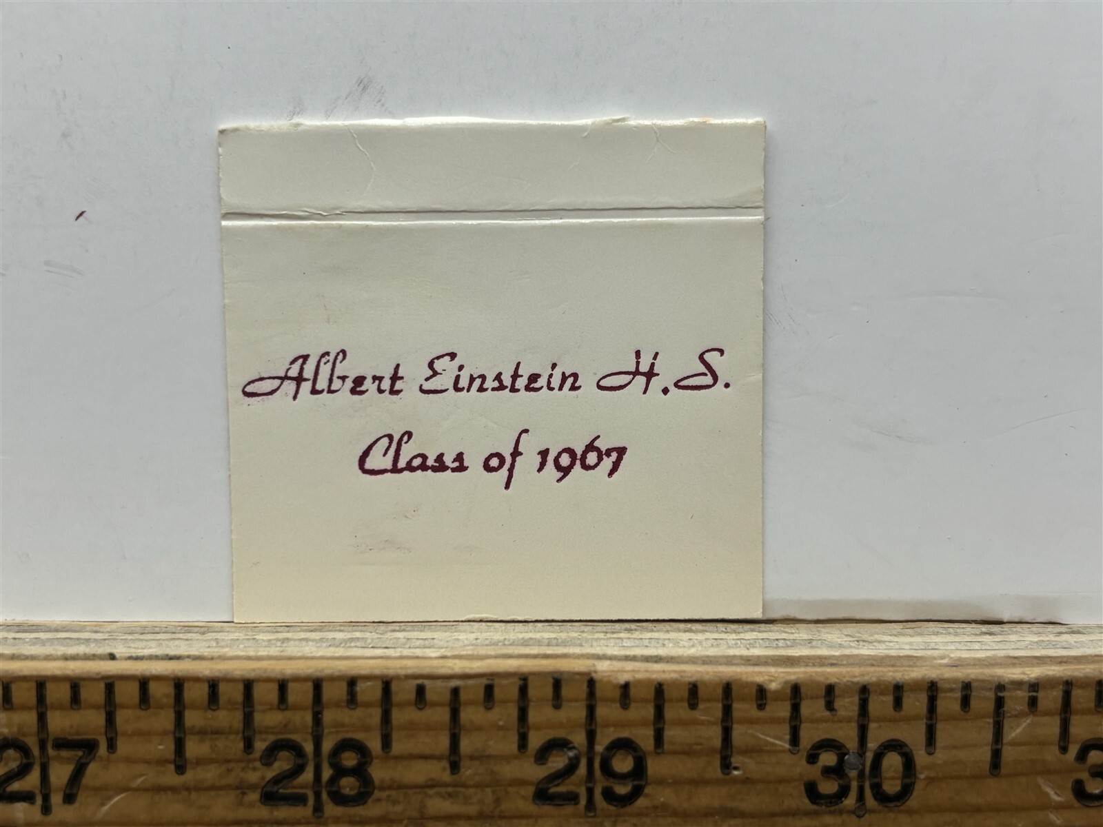 1967 Albert Einstein High School Kensington Maryland Match Cover Partial Vintage