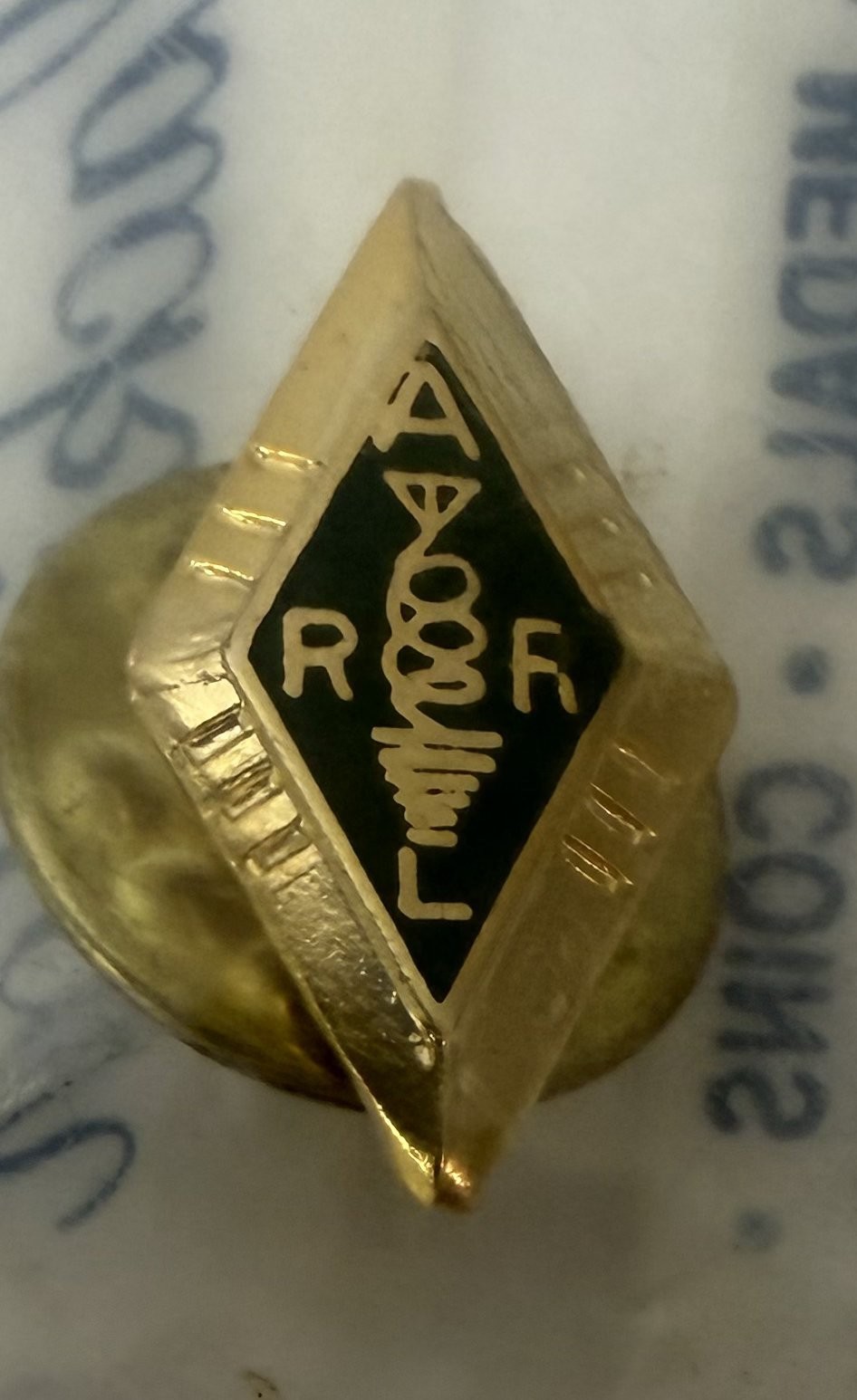 NEW Vintage American Radio Relay League ARRL HAM Radio Blackinton Member Pin