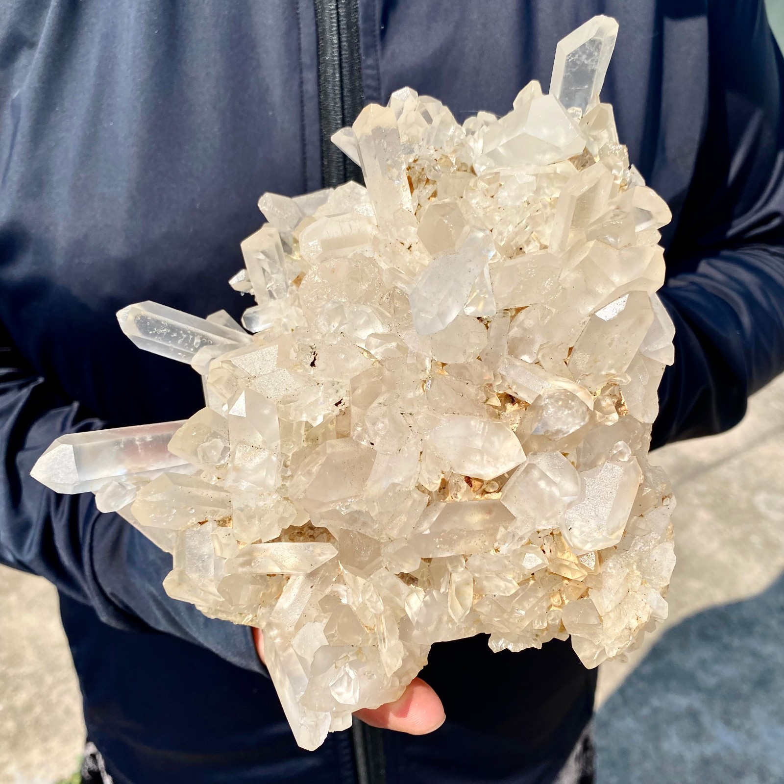 3.46LB A+++ Large Himalayan top quartz clusters/mineral samples -