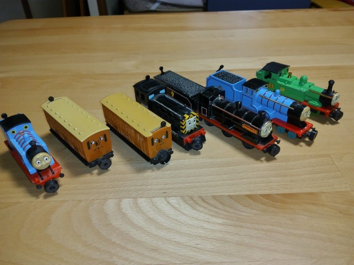 Bandai TECS Thomas Engine Collection 6 Vehicle Lot Parts Missing 15+
