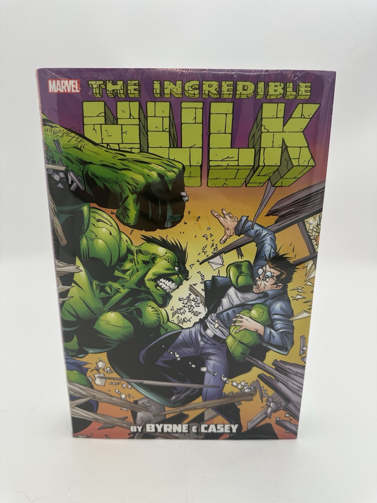MARVEL COMICS INCREDIBLE HULK BY BYRNE & CASEY OMNIBUS HC GARNEY COVER MARVEL COMICS INCREDIBLE HULK BY BYRNE & CASEY OMNIBUS HC GARNEY COVER