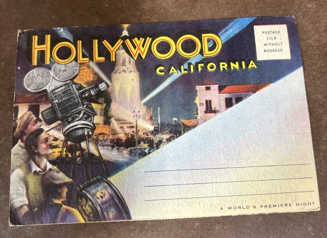 Vintage Hollywood Souvenir Folder  / Photos