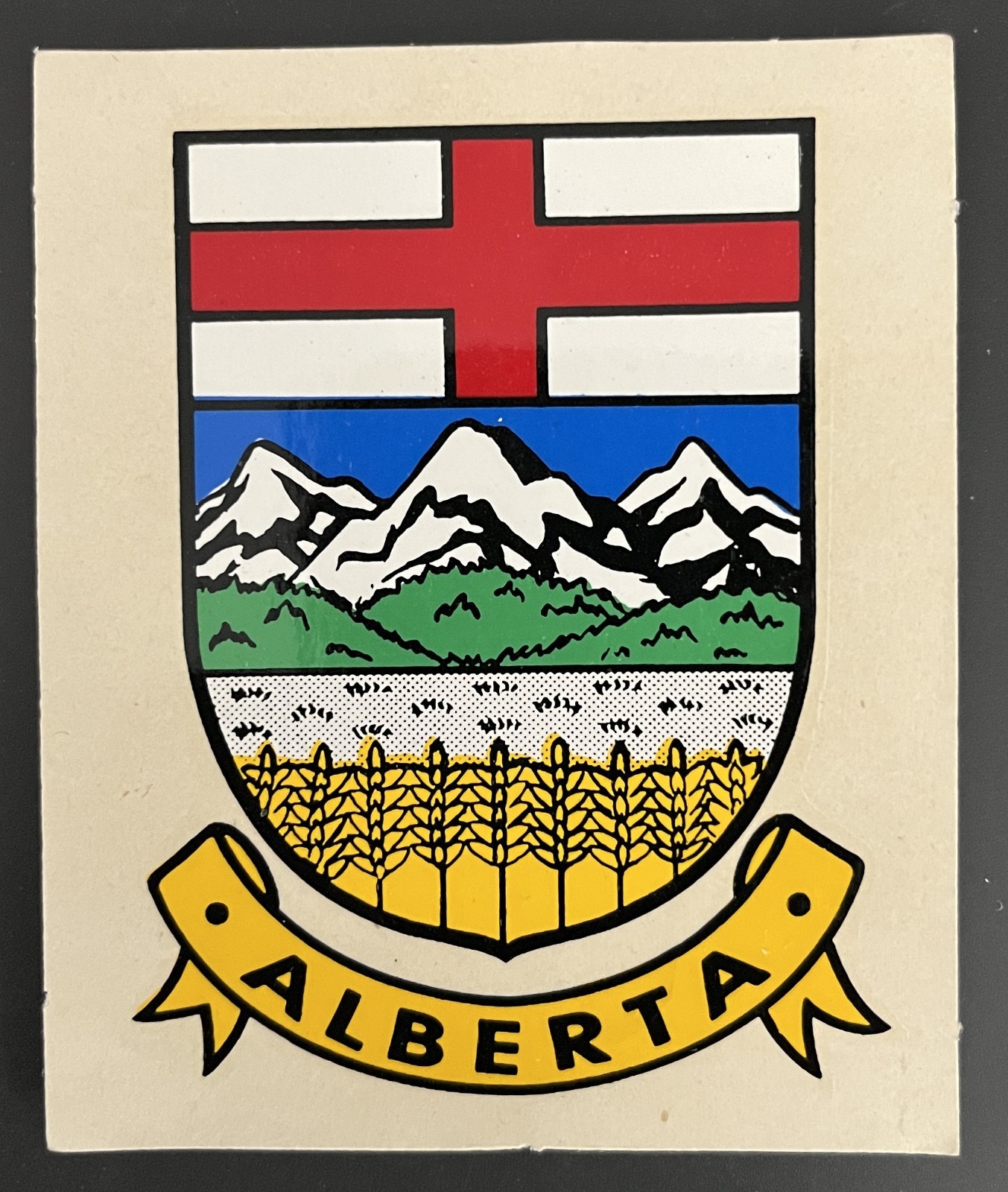 1964 Alberta, Canada Souvenir Car window Decals lot of 9
