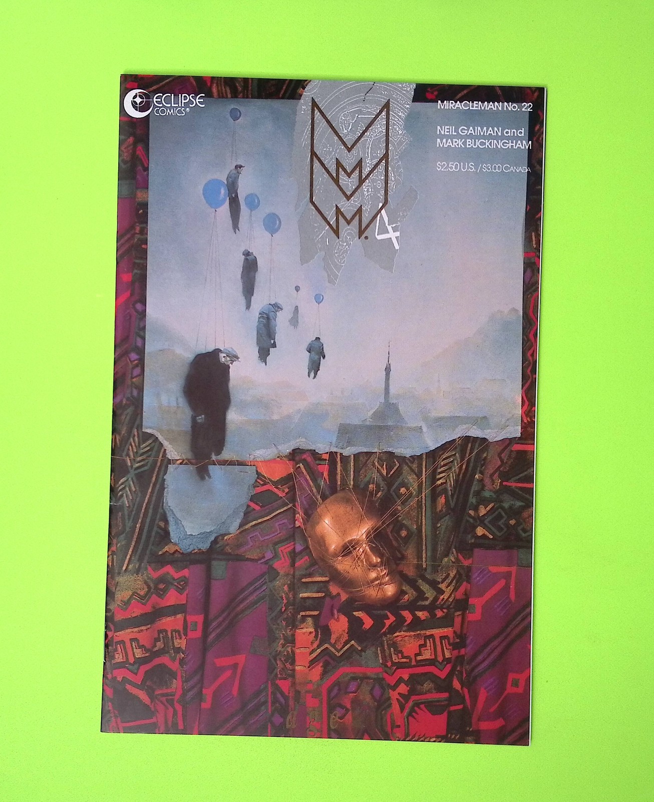 Miracleman #22 Vol. 1 1991 Eclipse Comics High Grade Comic Book Q43-17 Miracleman #22 Vol. 1 1991 Eclipse Comics High Grade Comic Book Q43-17