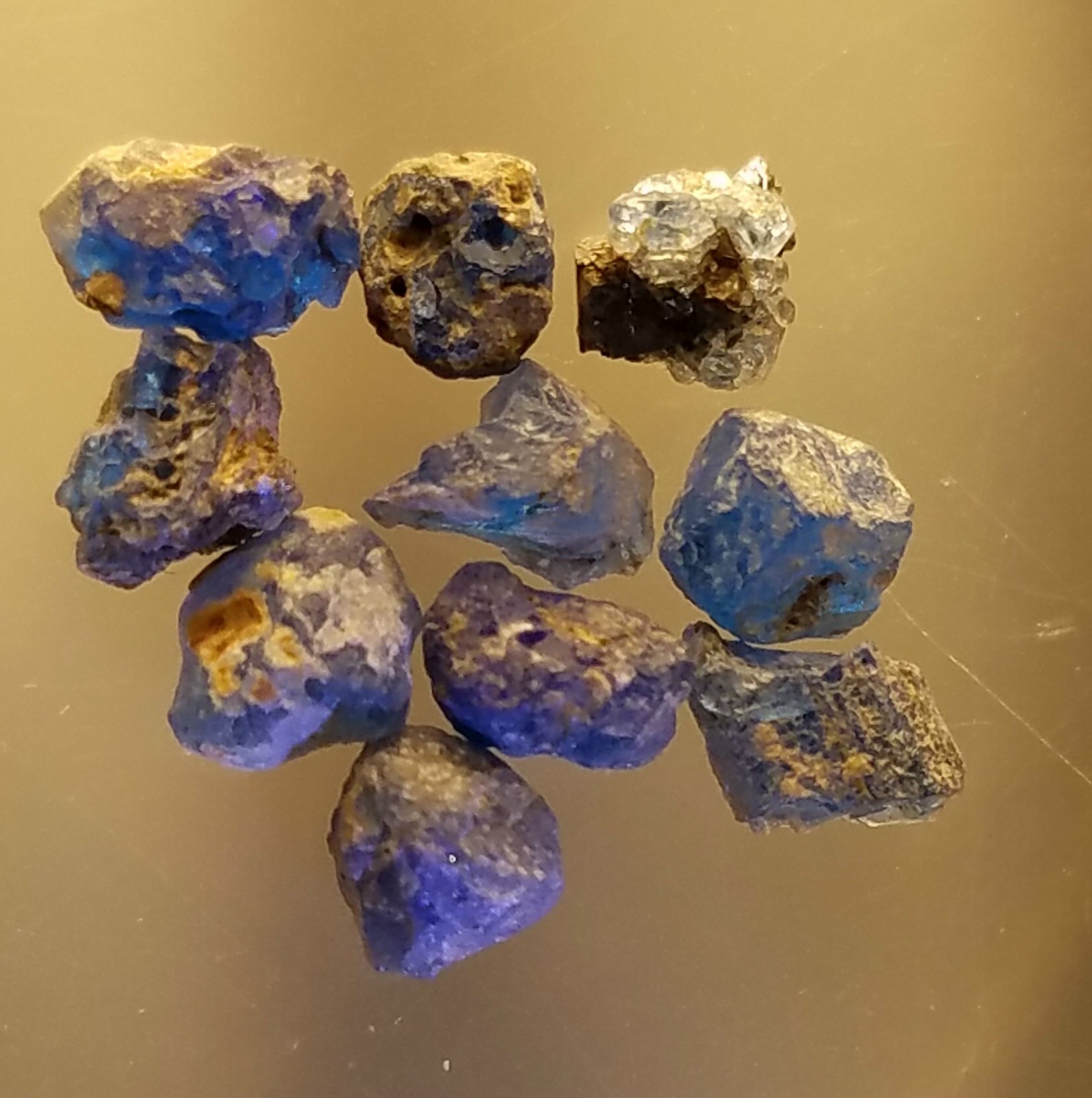 Genuine Hauynite from Eifel Mt'ns, Germany Mine Run w/Matrix. 3.13 ct. Lot # 348