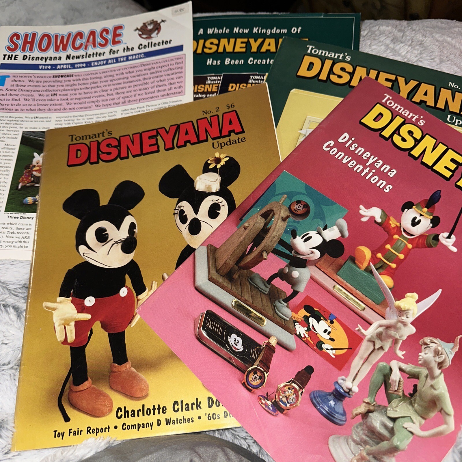 Lot Of Tomart\'s Disneyana Update Price Guide Walt Disney1994 #2 #4 #5  +others