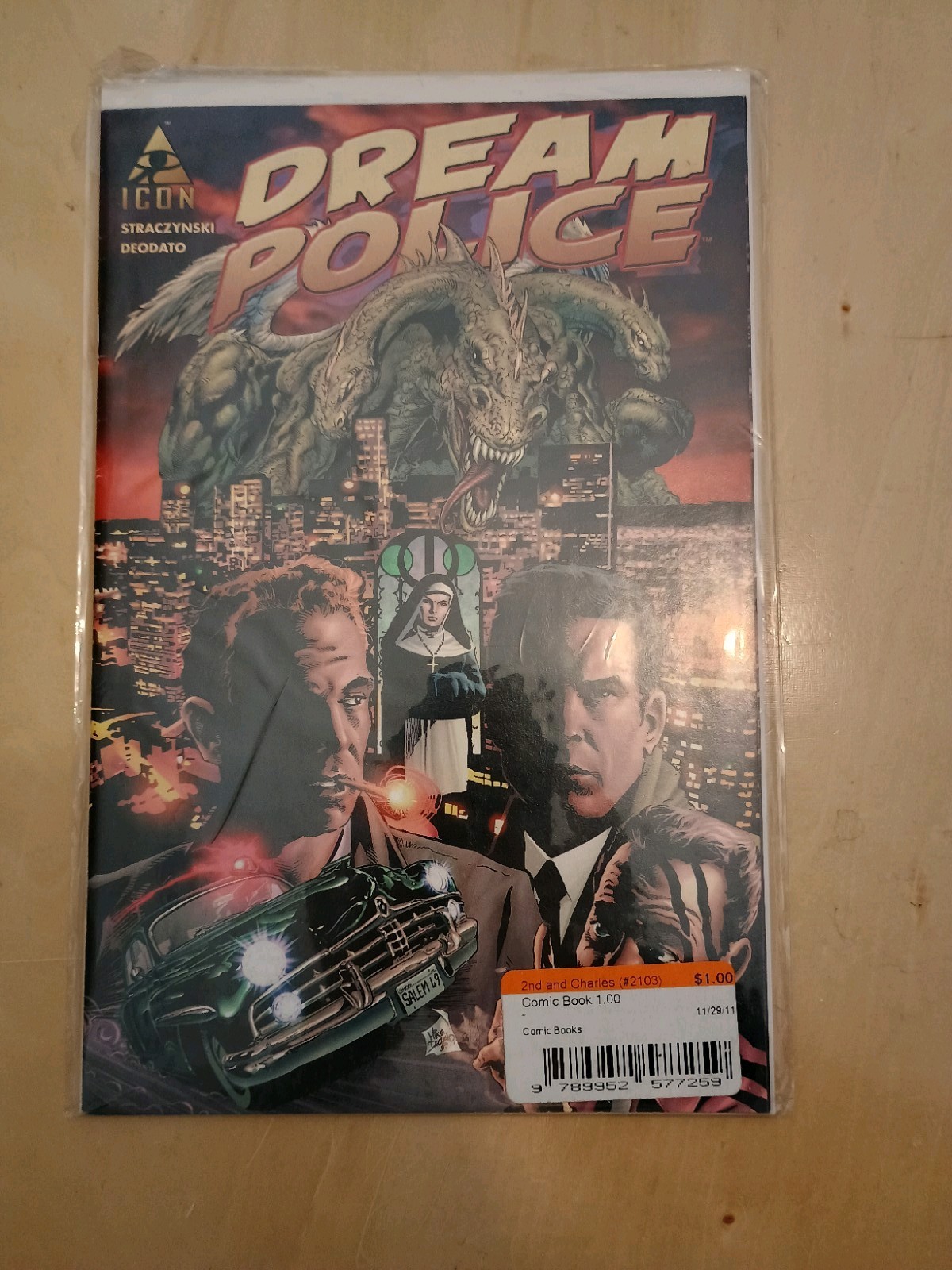 Dream Police #1 NM; Icon | Straczynski Deodato - w/Bag+Board