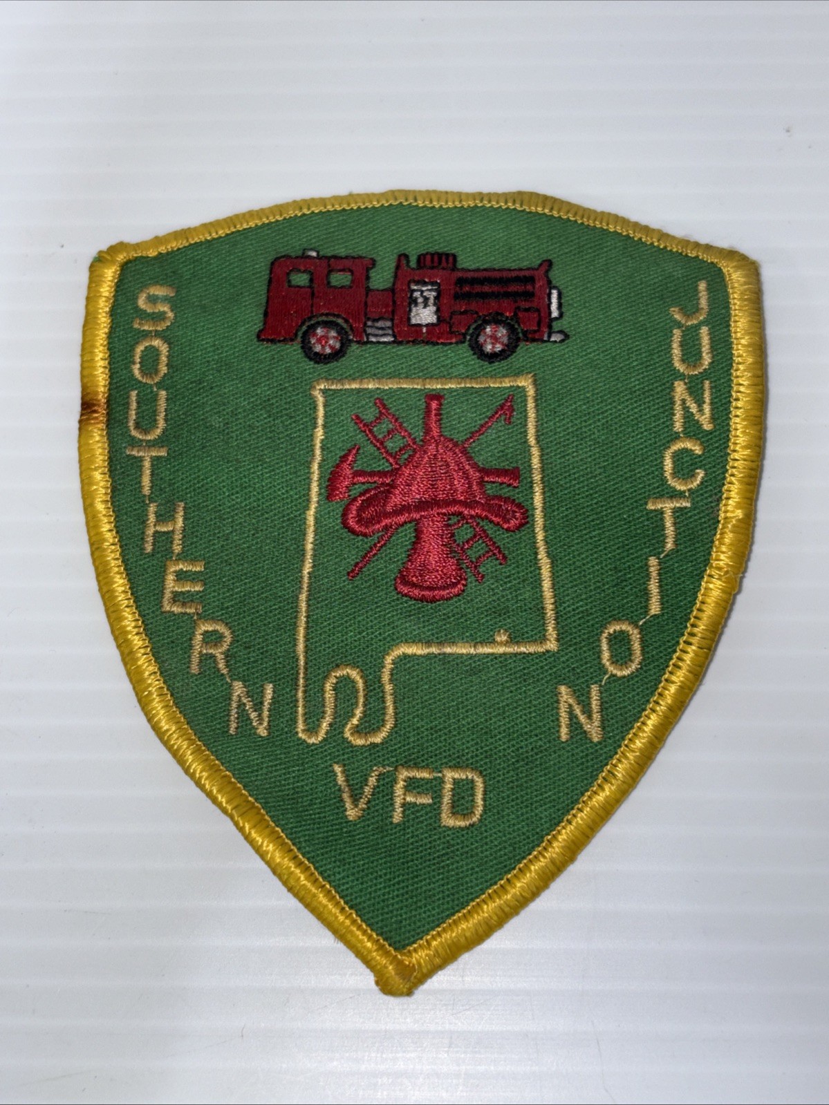NOS Southern Junction Alabama VFD PATCH VOLUNTEER FIRE DEPT. 4” X 5”