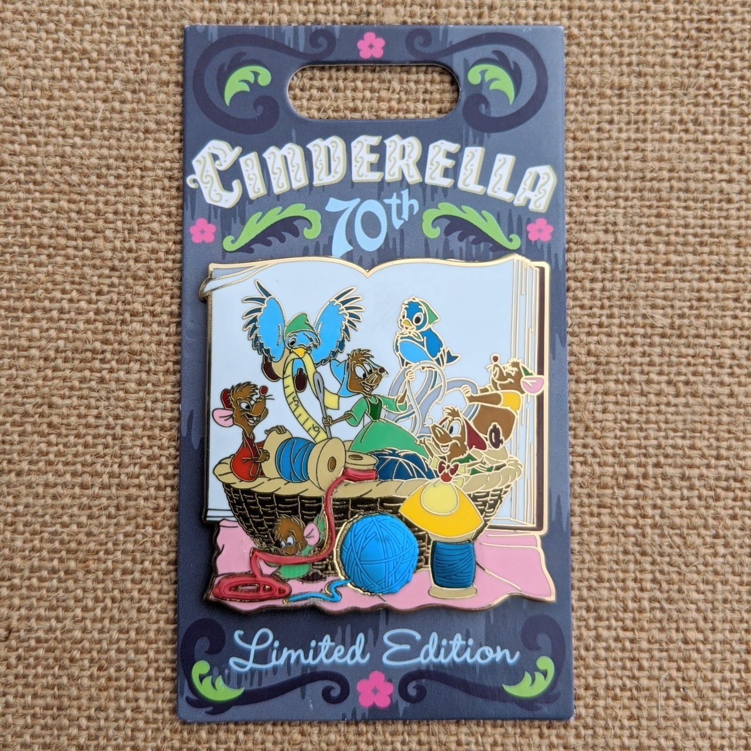 Mice & Birds Jaq Gus Pin 2020 Disney Cinderella 70th Anniversary LE 4000