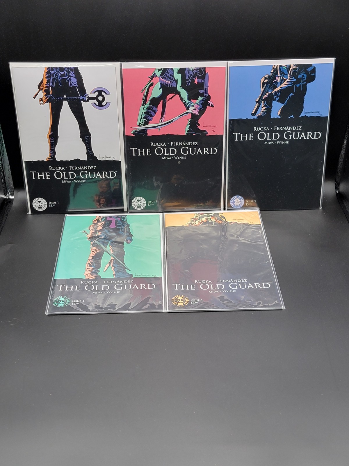 The Old Guard #1, 2, 3, 4, 5 • Image • 2017 • Full Run Complete Set