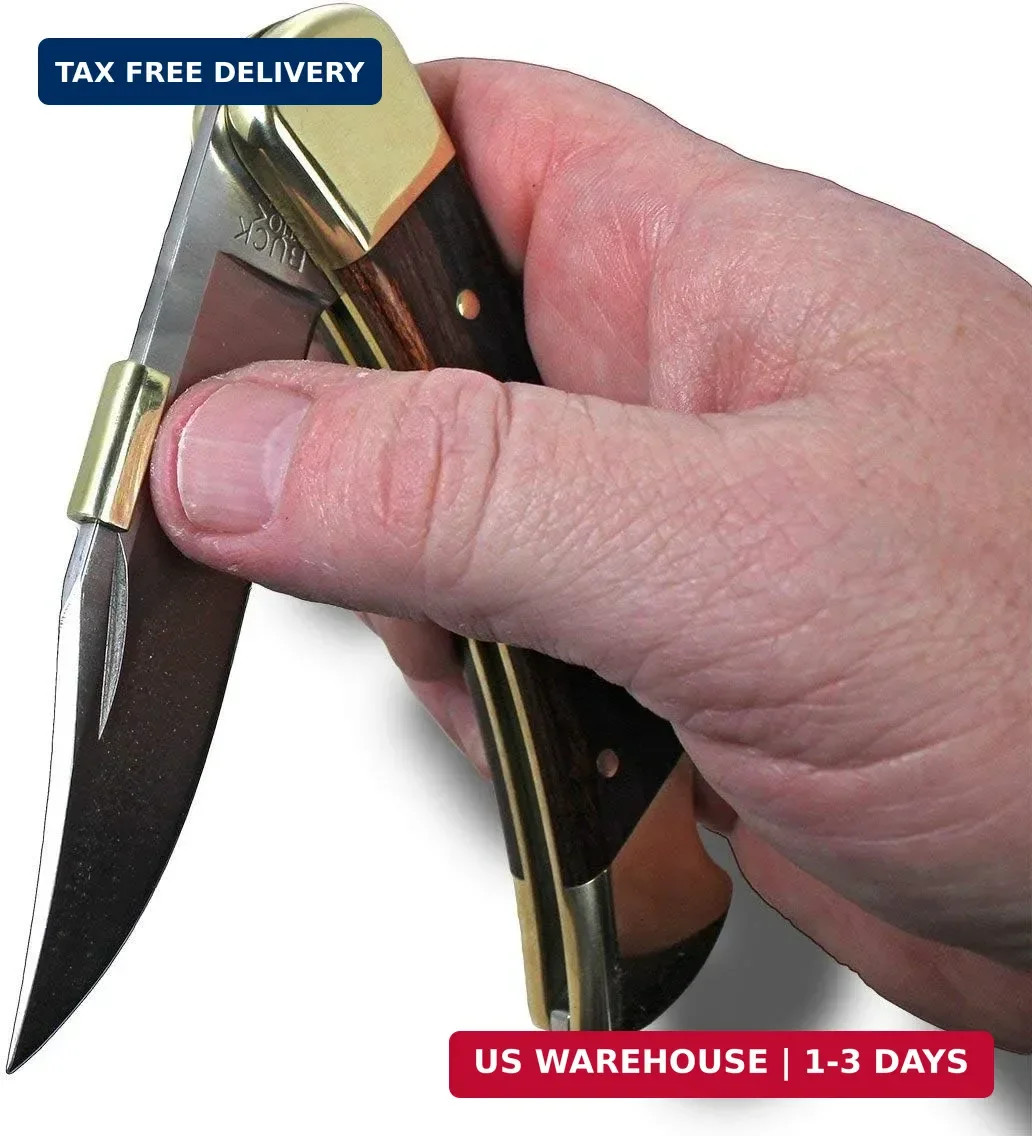 Versatile Brass Knife Thumb Bar - Enhance Your Buck 110 Folding Knife Experience