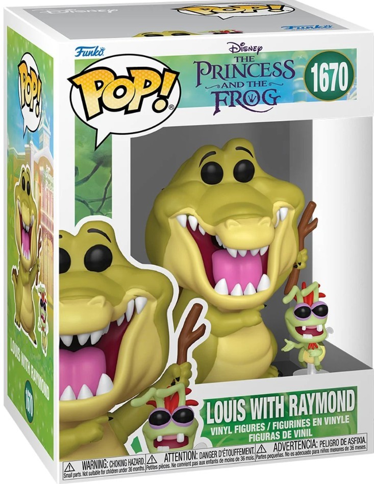 The Princess and the Frog POP DIsney Louis 3.75-Inch Vinyl Figure #1670