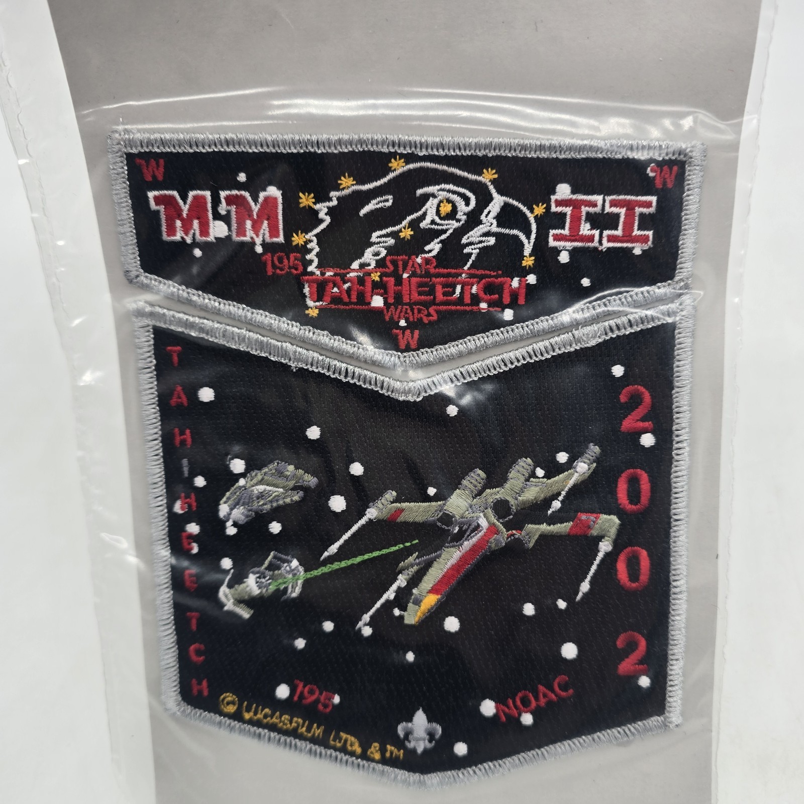 2002 BSA Boy Scout OA NOAC Star Wars Patch Set Sequoia TAH-HEETCH 195 Lucasfilm