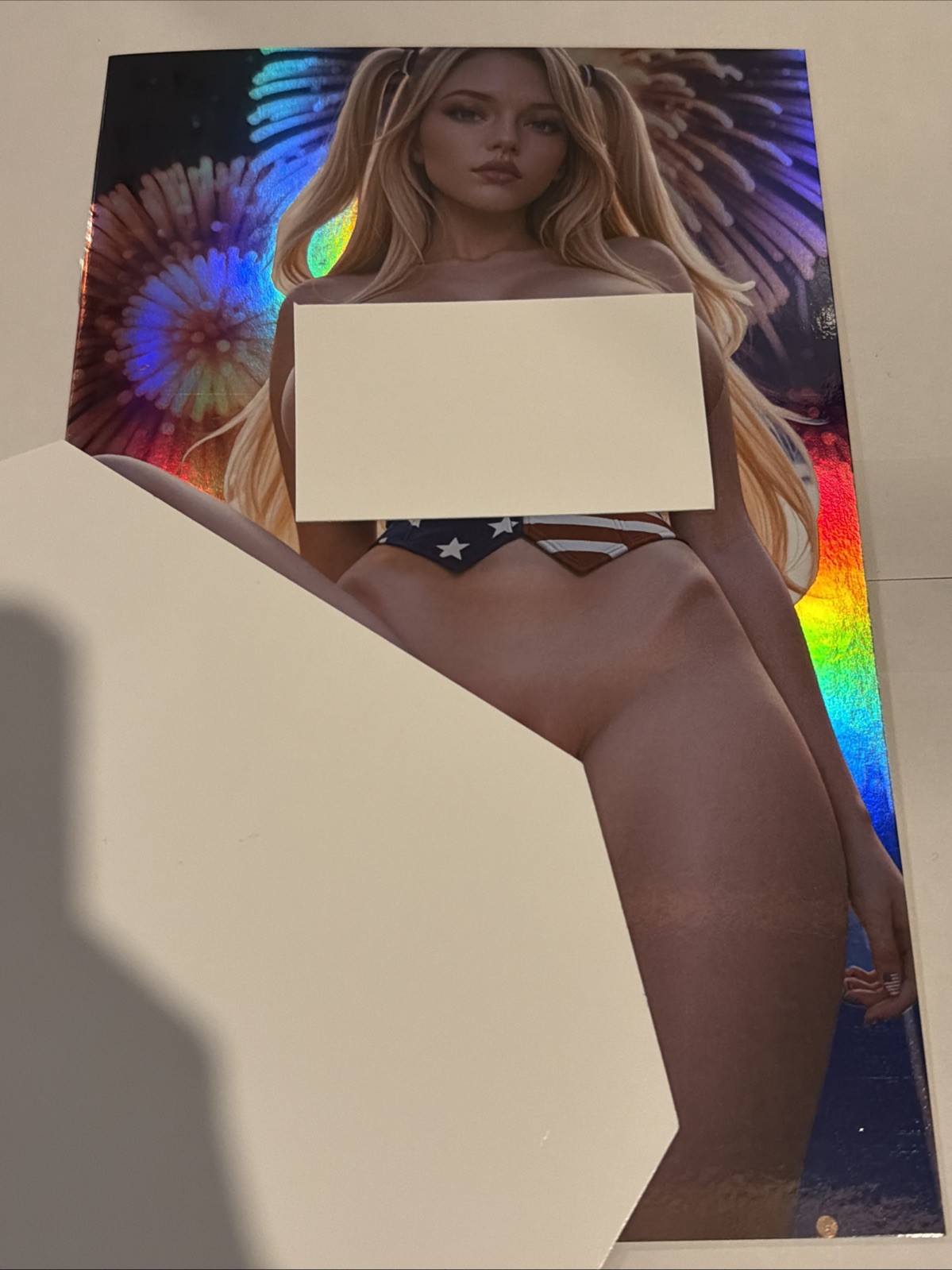 2026 Fantasy Cosplay Comic Independence Day Special VIRGIN` FOIL LE 20 RARE WOW