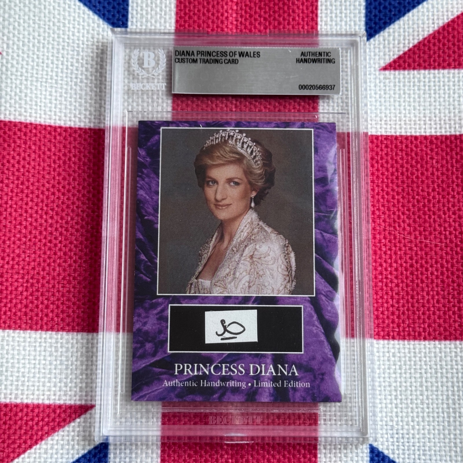 Princess Diana Handwritten Word Cut From a Beckett Autograph Letter Signed