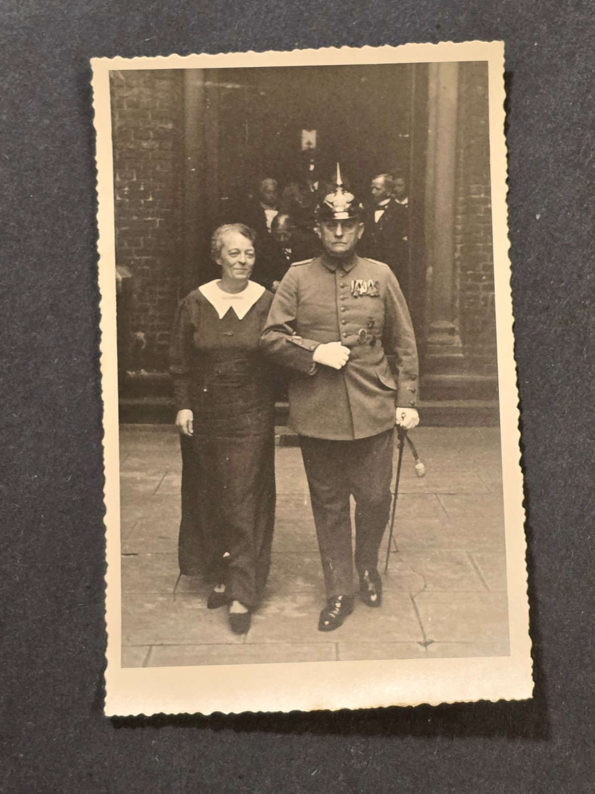 Rare WWI German General Karl von Einem & Wife Marie Original Photo Postcard