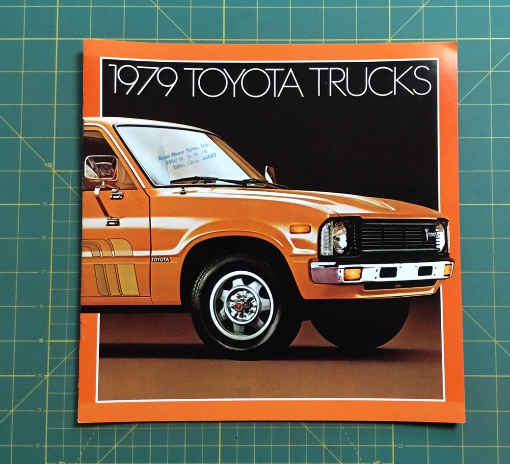 1979 TOYOTA TRUCKS BROCHURE, N. O. S., From Dealer Inventory, UNISSUED