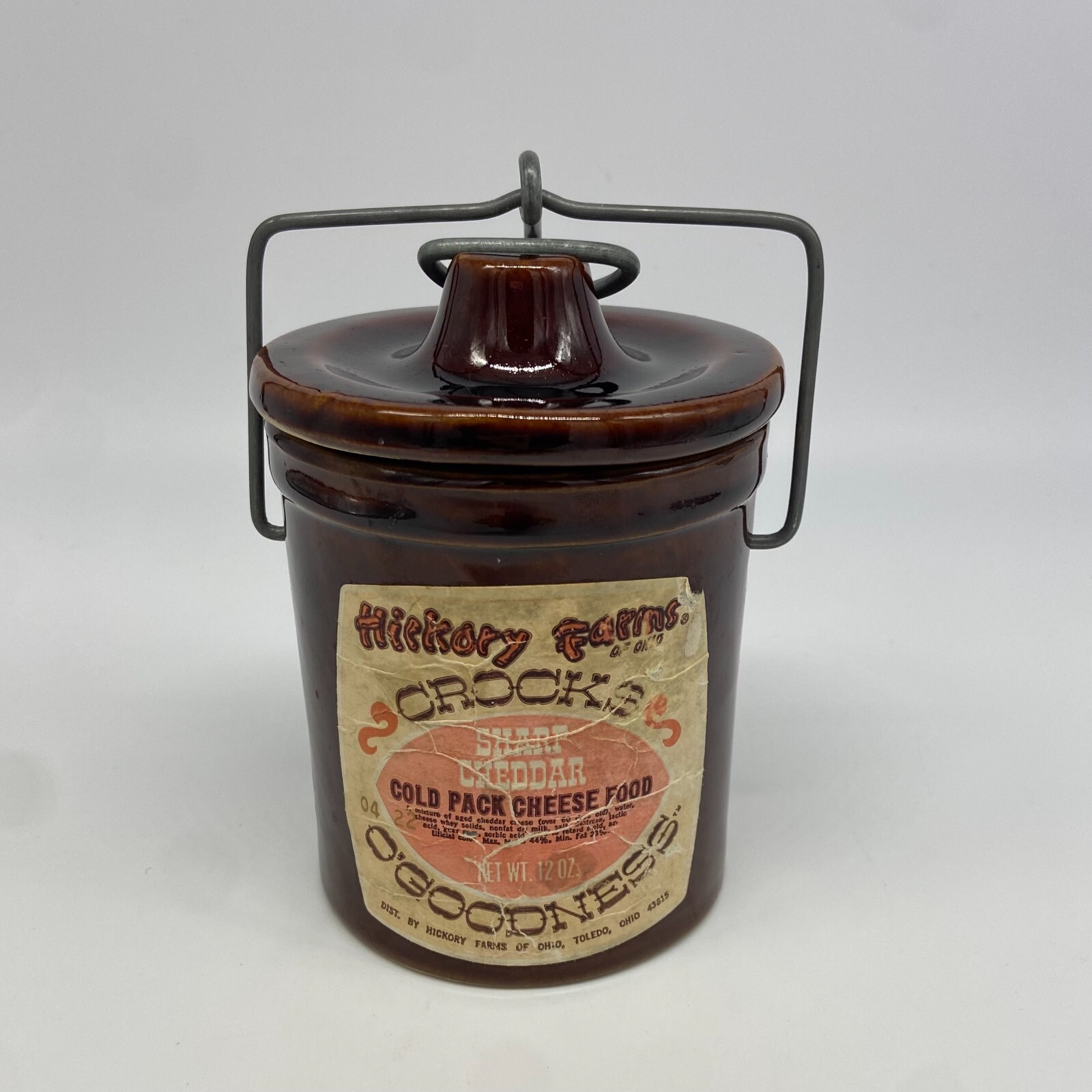 MOVING SALE Vtg Hickory Farms Stoneware Cheese Crock - Sourdough Starter Crock MOVING SALE Vtg Hickory Farms Stoneware Cheese Crock - Sourdough Starter Crock