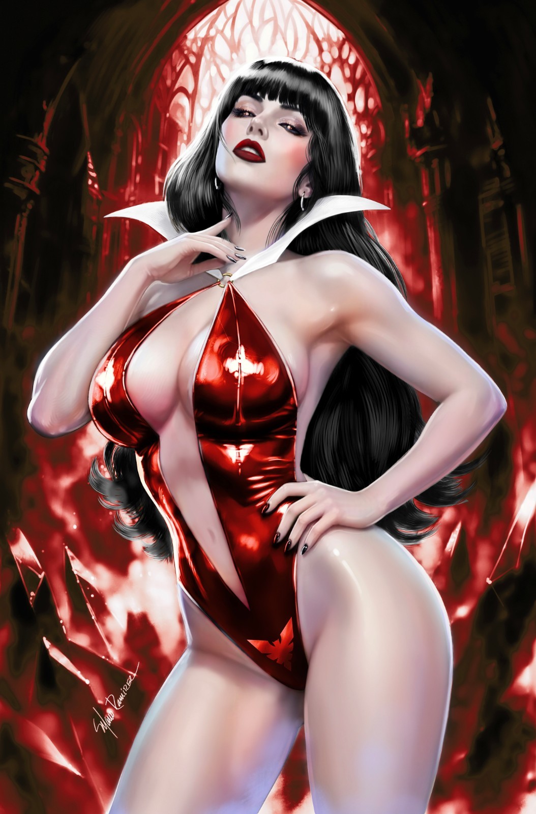 VAMPIRELLA #1 - MANUEL RAMIREZ COVER C VIRGIN VARIANT EXCLUSIVE LTD 100