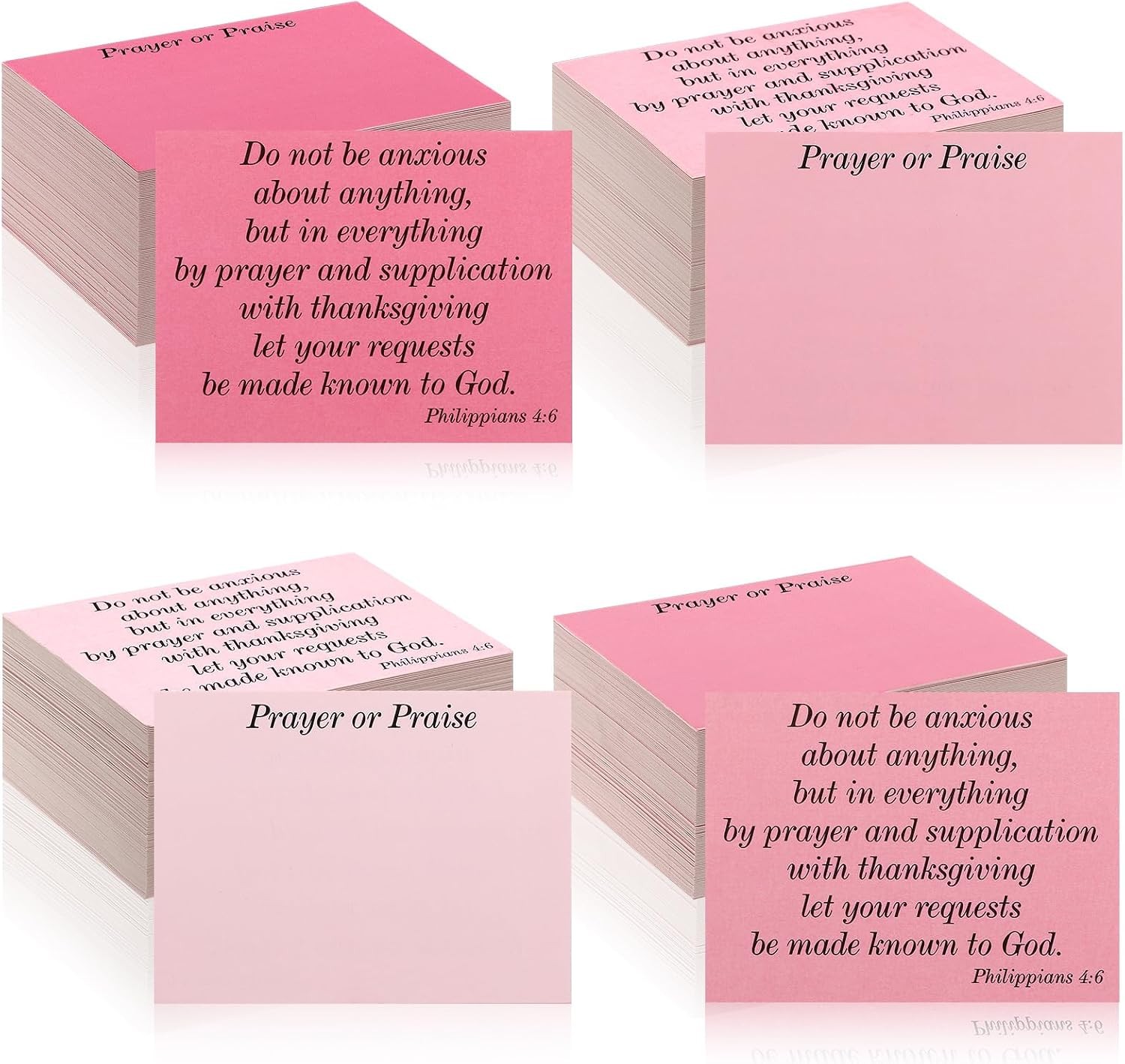  400 Pcs Prayer Request Cards Prayer and Praise Church Cards Christian Party 