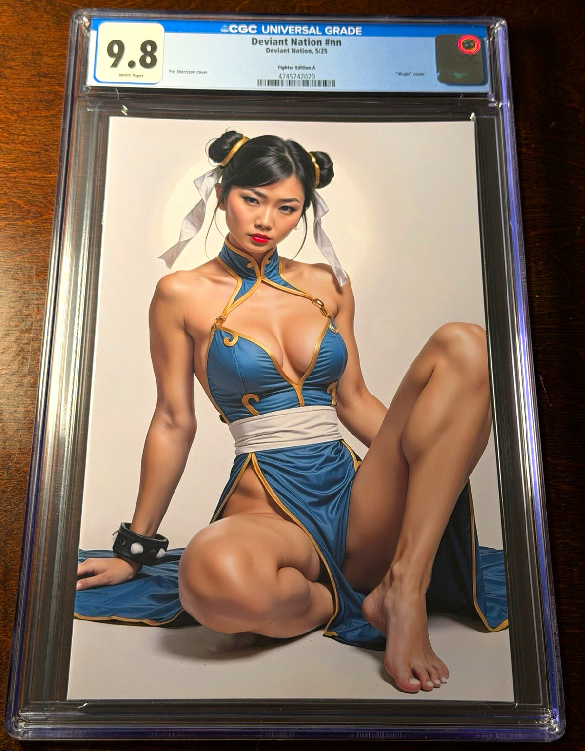 FREE SHIPPING Deviant Nation #nn CGC 9.8 Chun-Li Street Fighter Virgin LTD 100 FREE SHIPPING Deviant Nation #nn CGC 9.8 Chun-Li Street Fighter Virgin LTD 100
