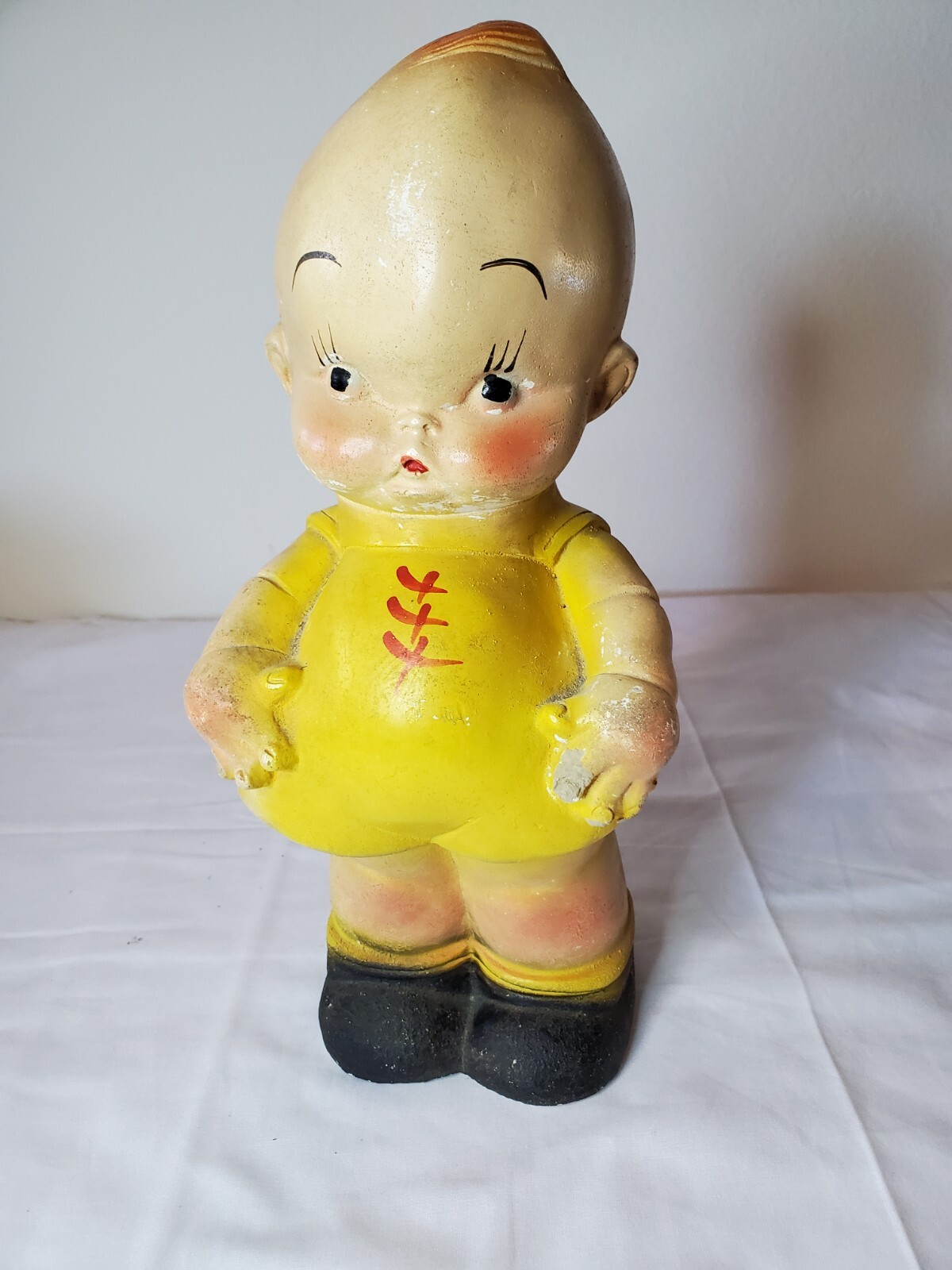 VTG Antique Kewpie Doll Baby Angel Chalkware 12\ VTG Antique Kewpie Doll Baby Angel Chalkware 12\