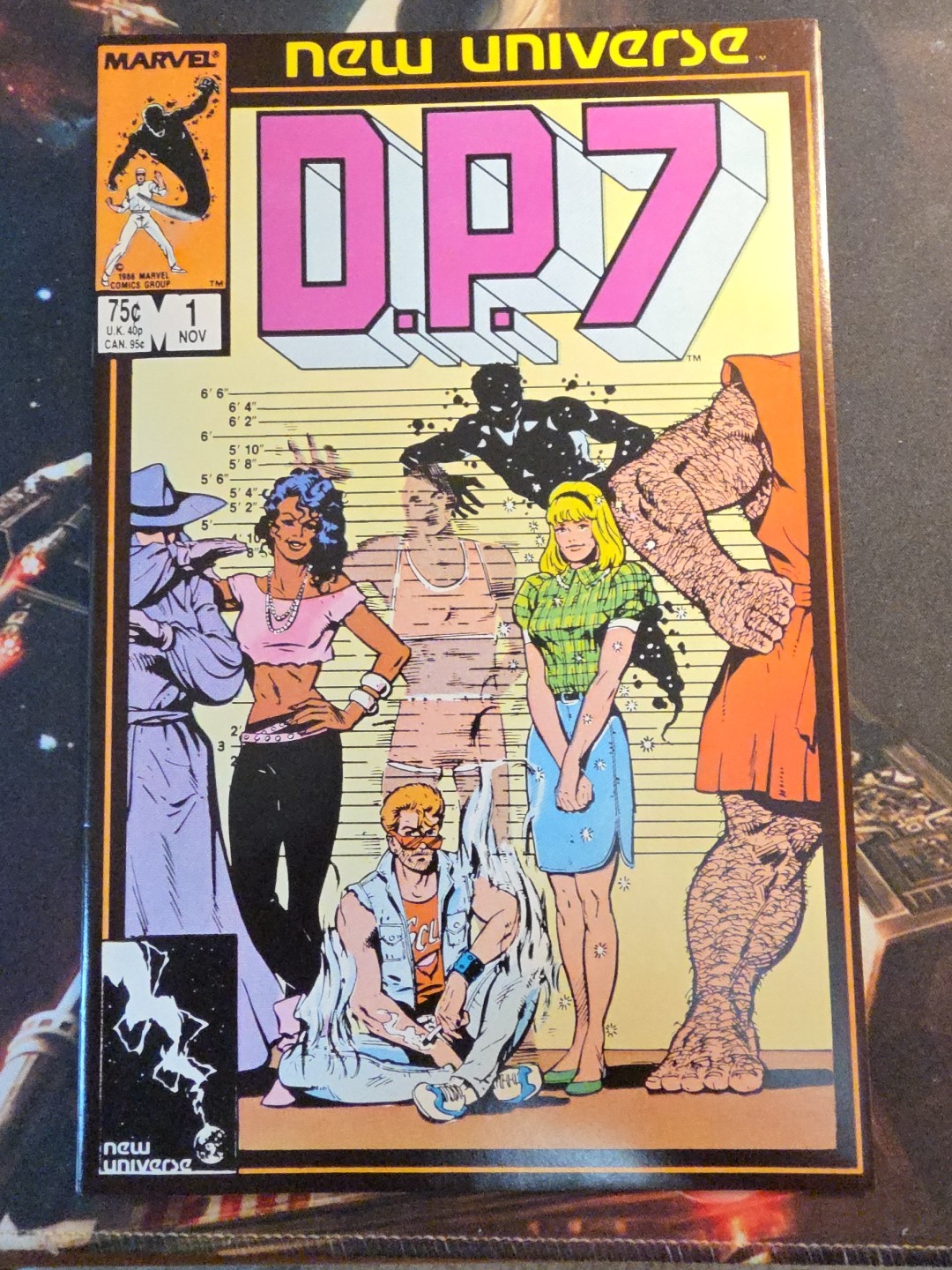 DP7 #1 New Universe Marvel Comics 1986 HIGH GRADE NM- DP7 #1 New Universe Marvel Comics 1986 HIGH GRADE NM-