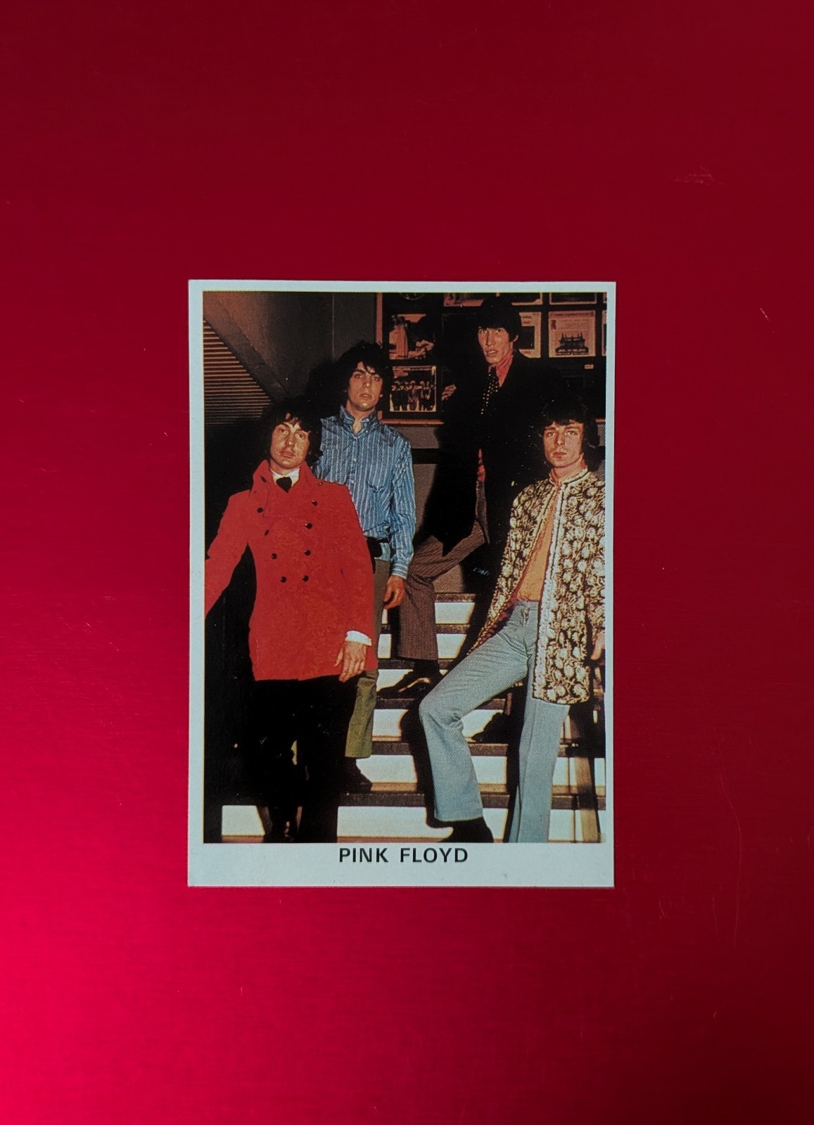 PINK FLOYD 1969 Bergmann-Verlag #112 Schlager Star Parade German Rookie Card RC