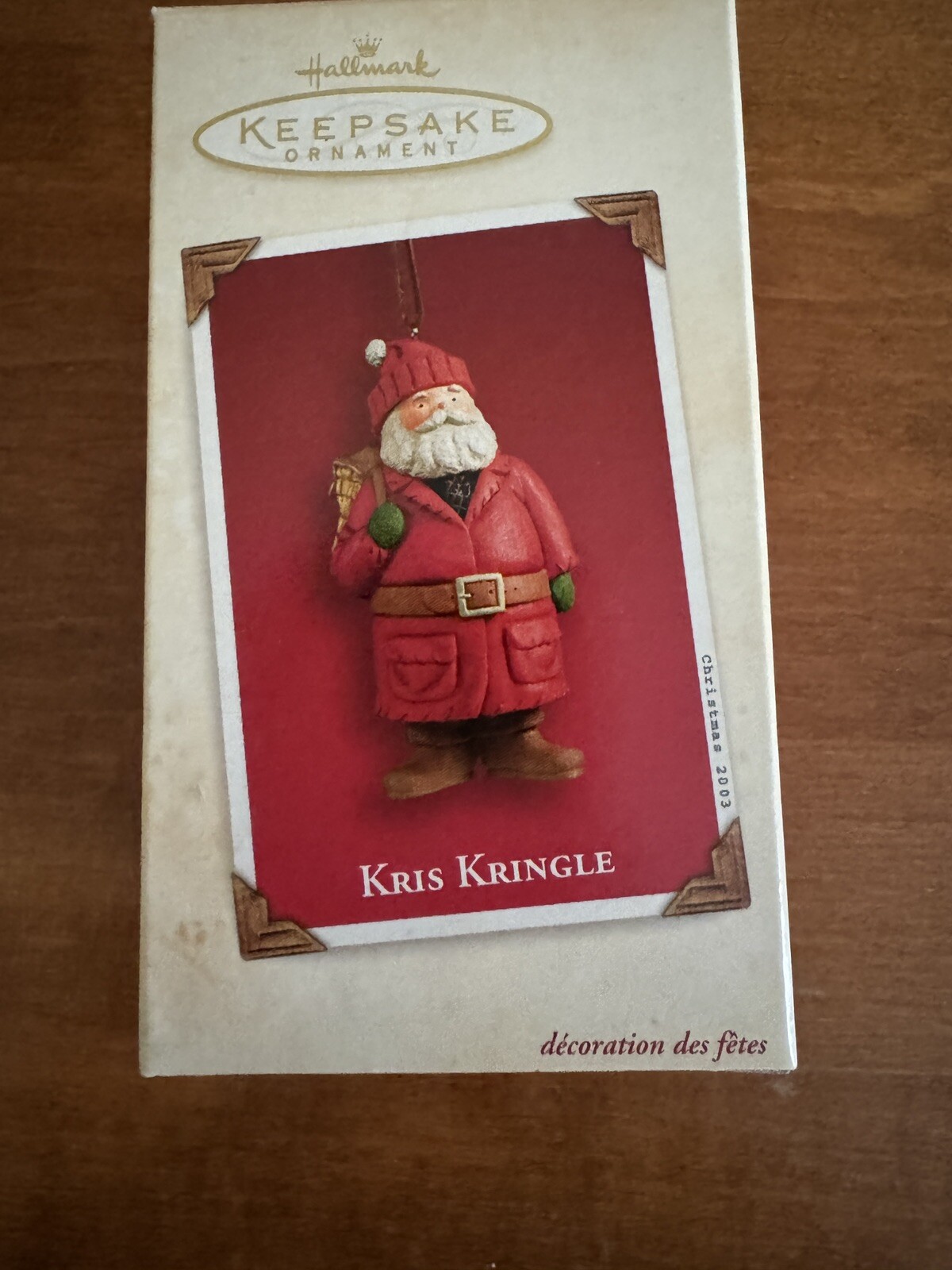 Hallmark Ornament Kris Kringle 2003
