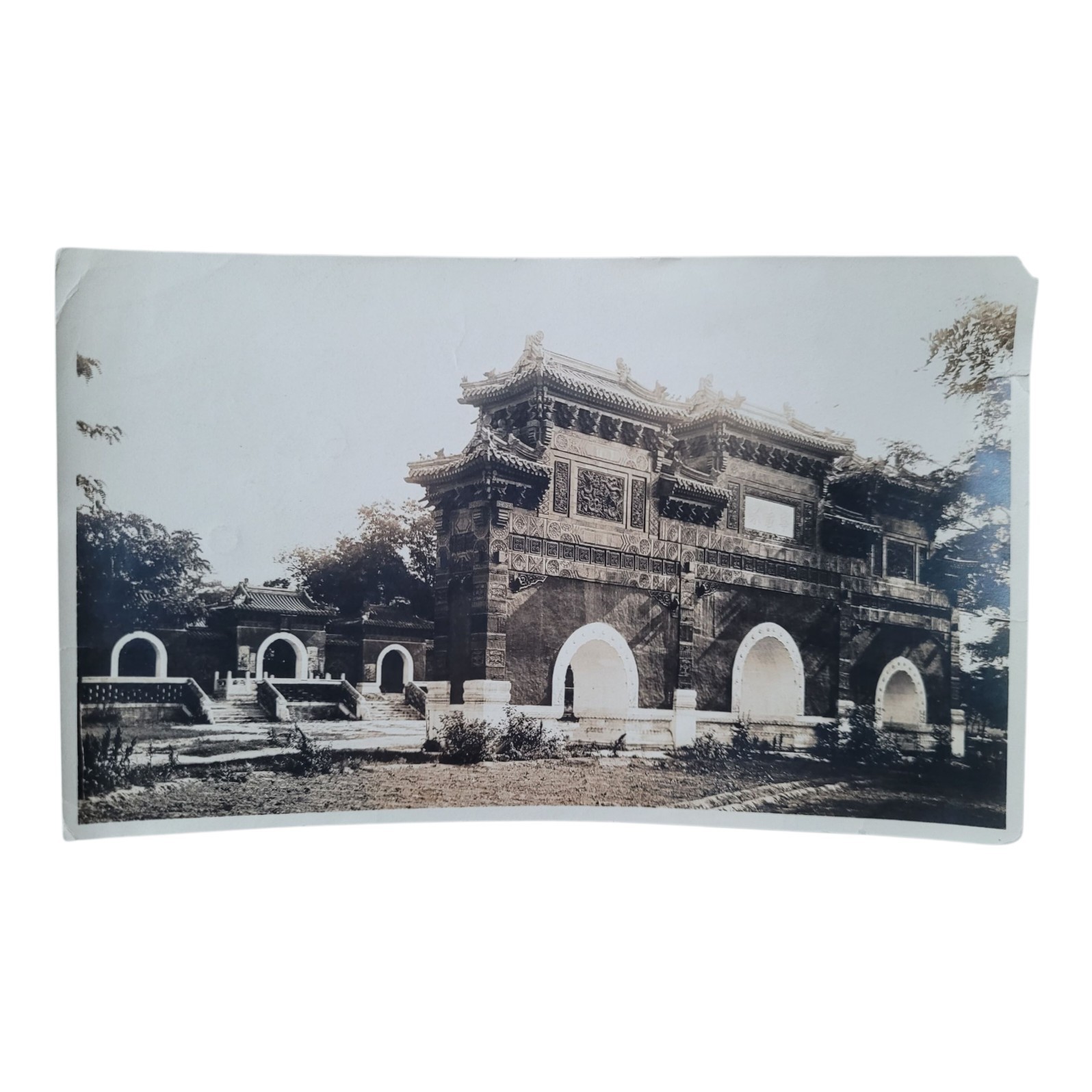 Entry Gate Temple Of Heaven China Antique Photo c.1910s Entry Gate Temple Of Heaven China Antique Photo c.1910s