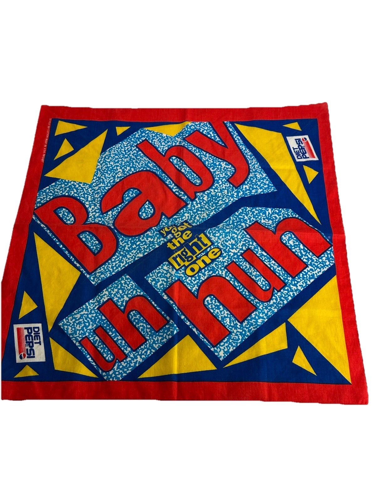 Vintage Bandana Scarf Diet Pepsi \