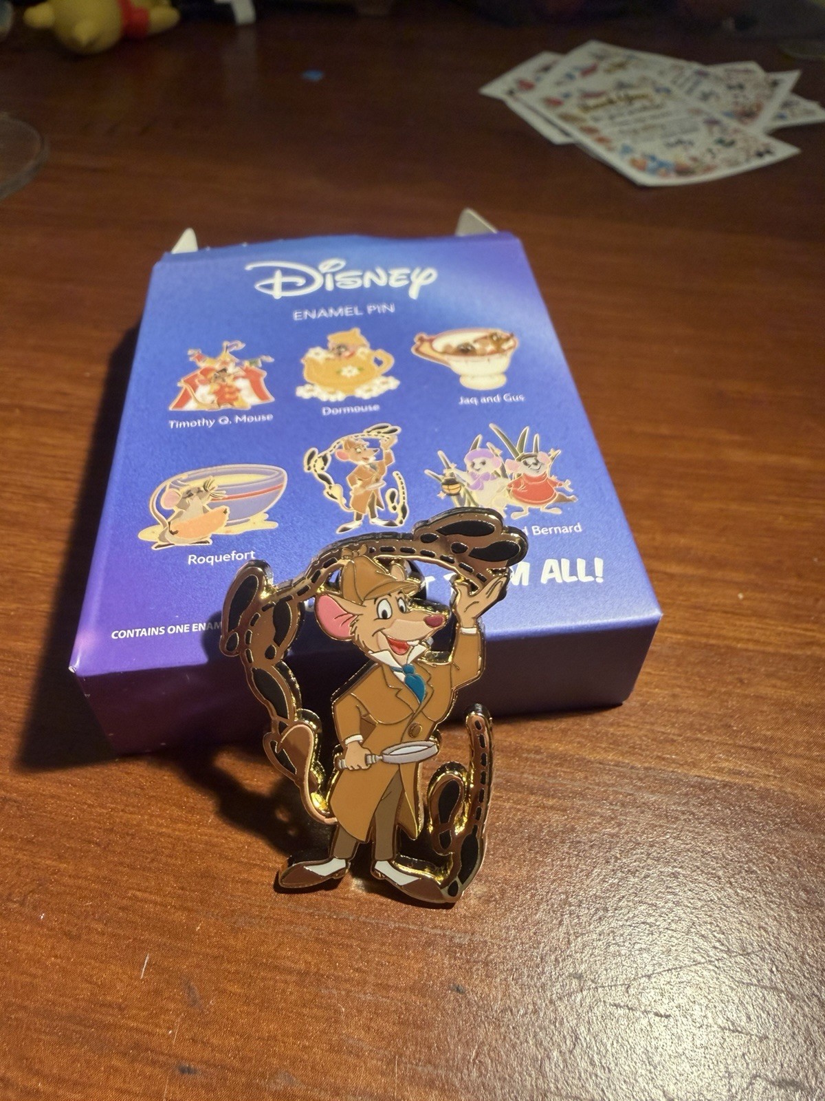 Disney Mice Blind Box Enamel Pin - Basil The Great Mouse Detective BoxLunch
