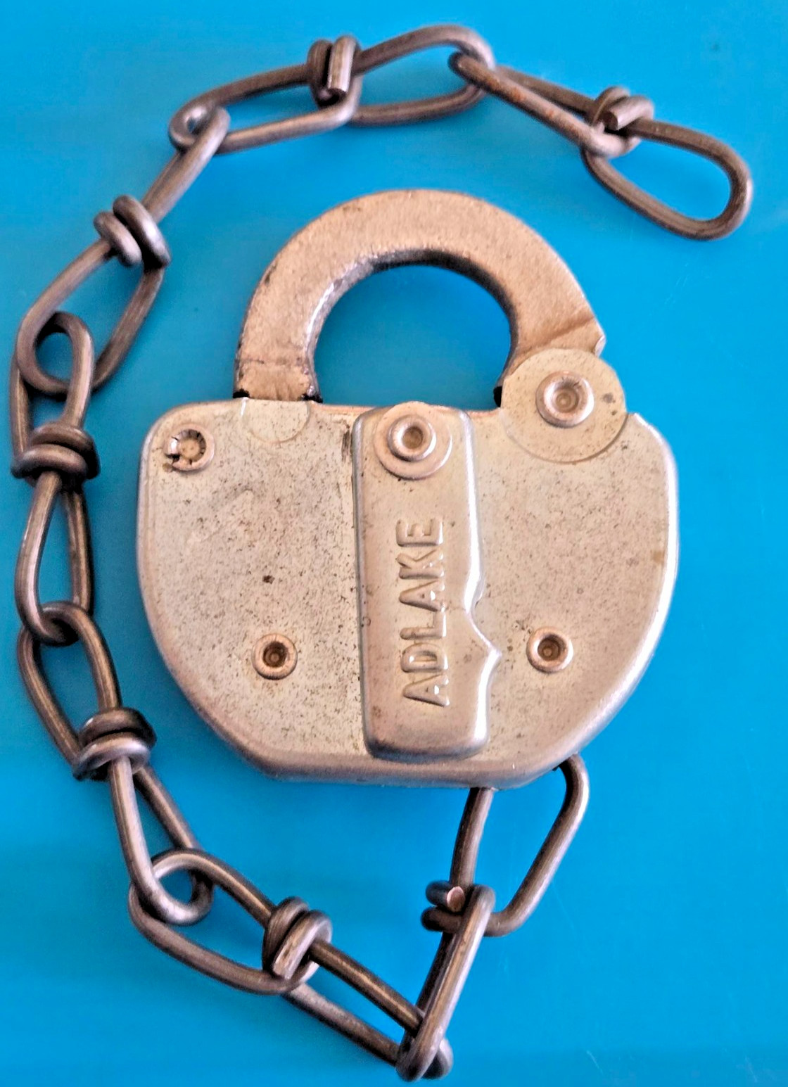 Vintage C&W RY ADLAKE Padlock ~ No Key Vintage C&W RY ADLAKE Padlock ~ No Key