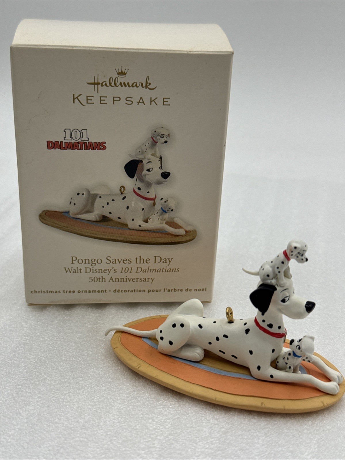 2011 Hallmark Disney\'s Pongo Saves The Day 101 Dalmatians 50th Anniv Ornament