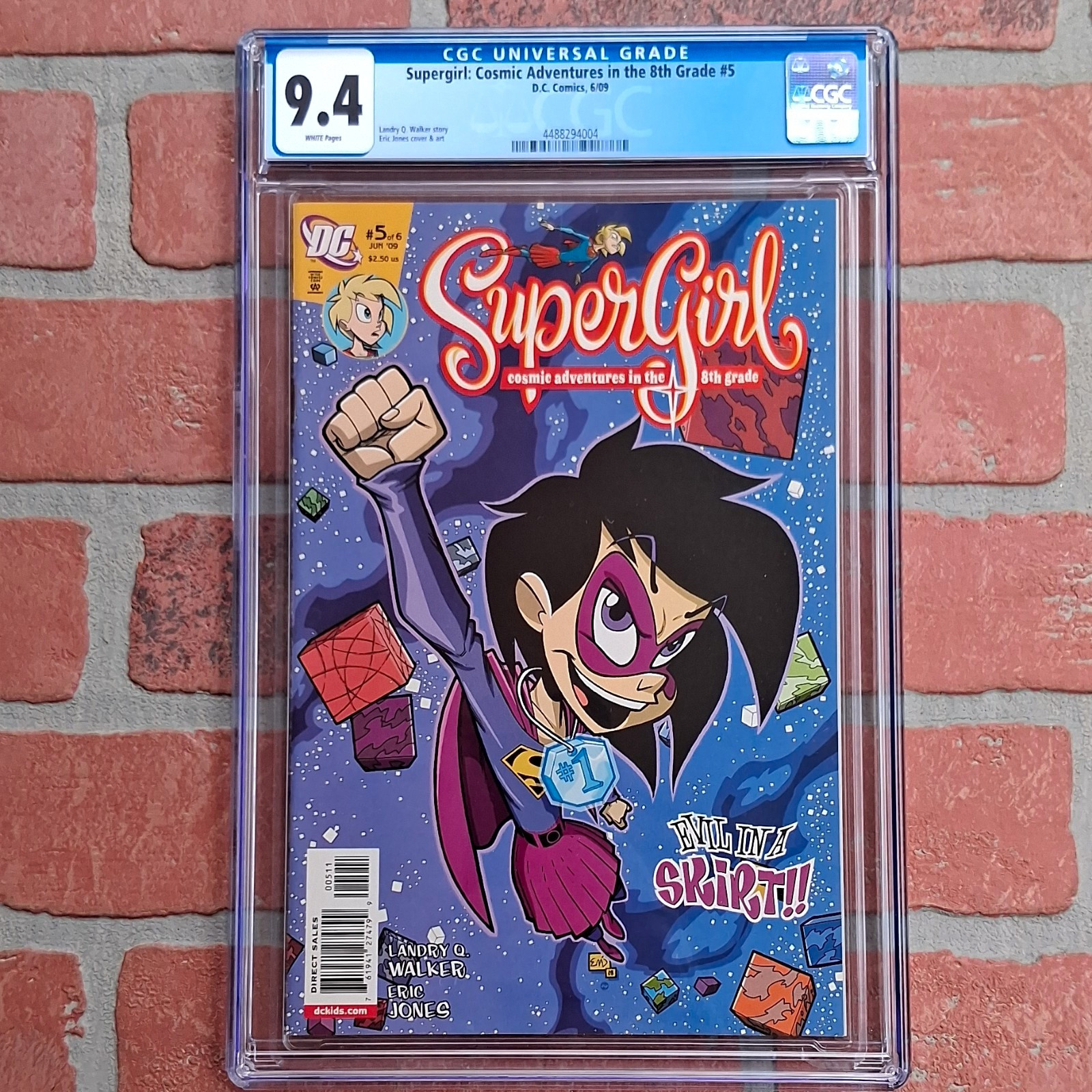 DC Comics Supergirl Cosmic Adventures 8th Grade #5 CGC 9.4 2009 Walker