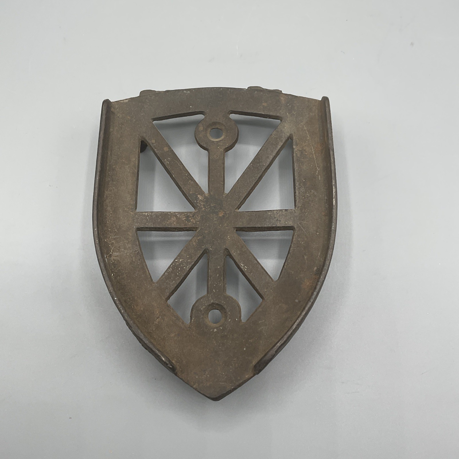 Antique Vintage Sad Iron Rest or Trivet Cast Iron USA Antique Vintage Sad Iron Rest or Trivet Cast Iron USA